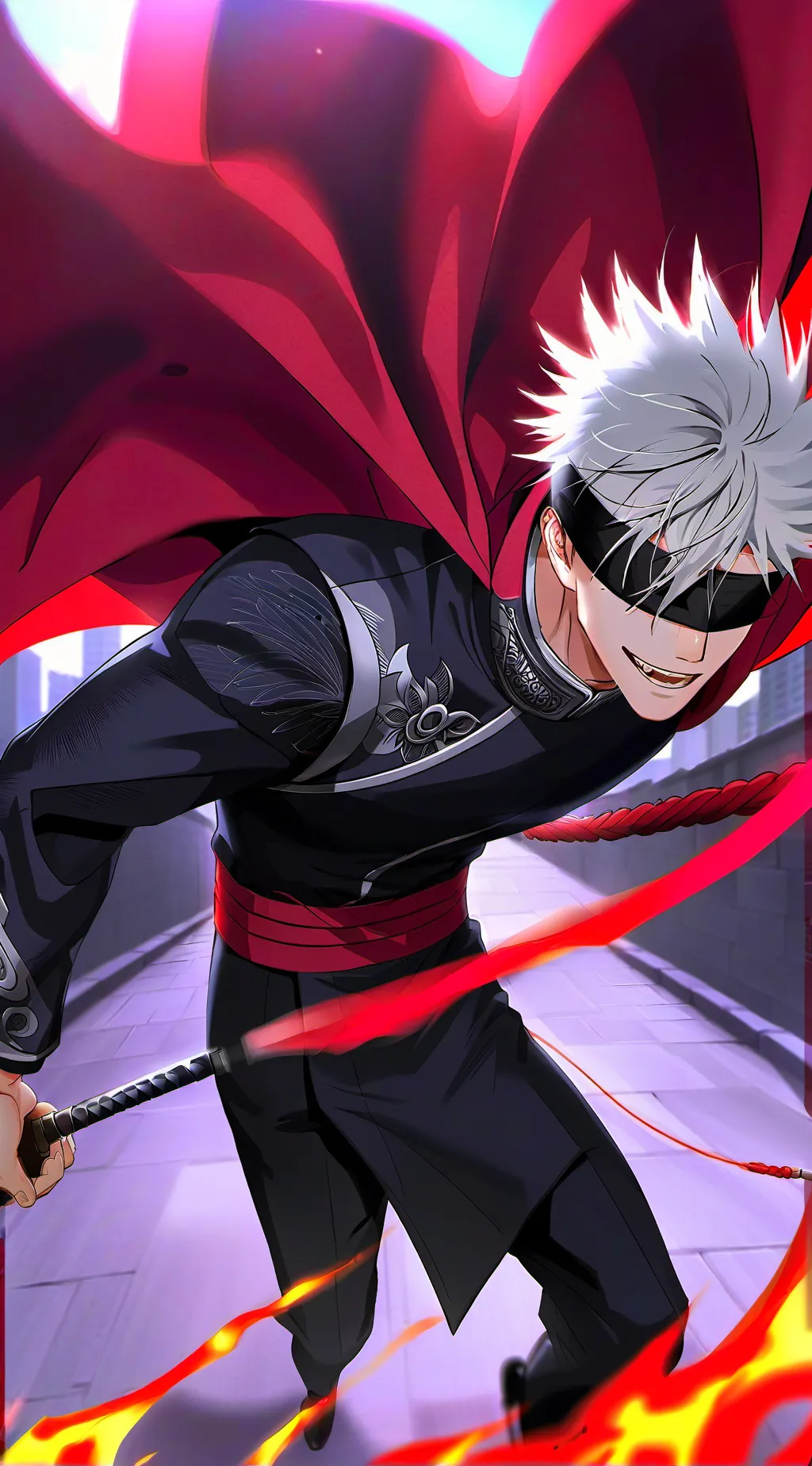 ai character: Rengoku Kyojuro background