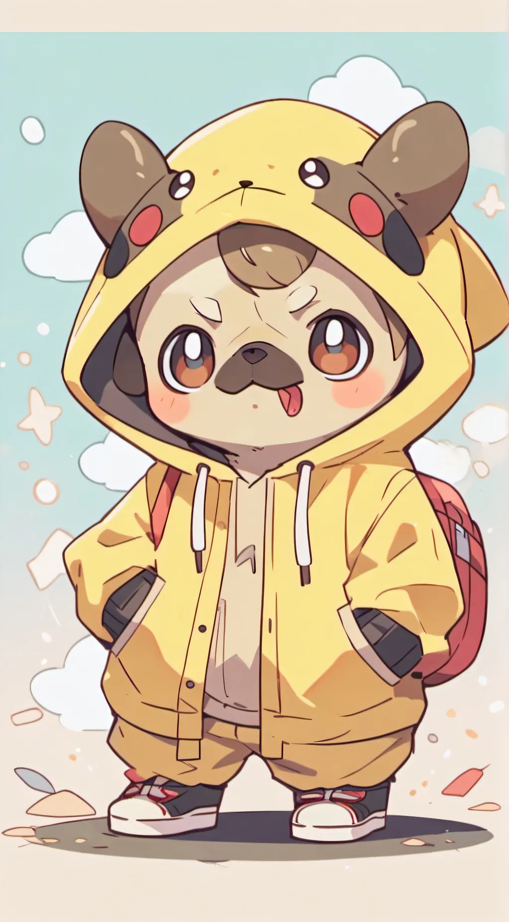 ai character: Ur gf background