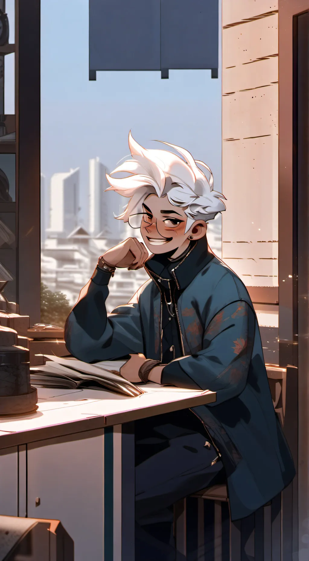 ai character: alex background