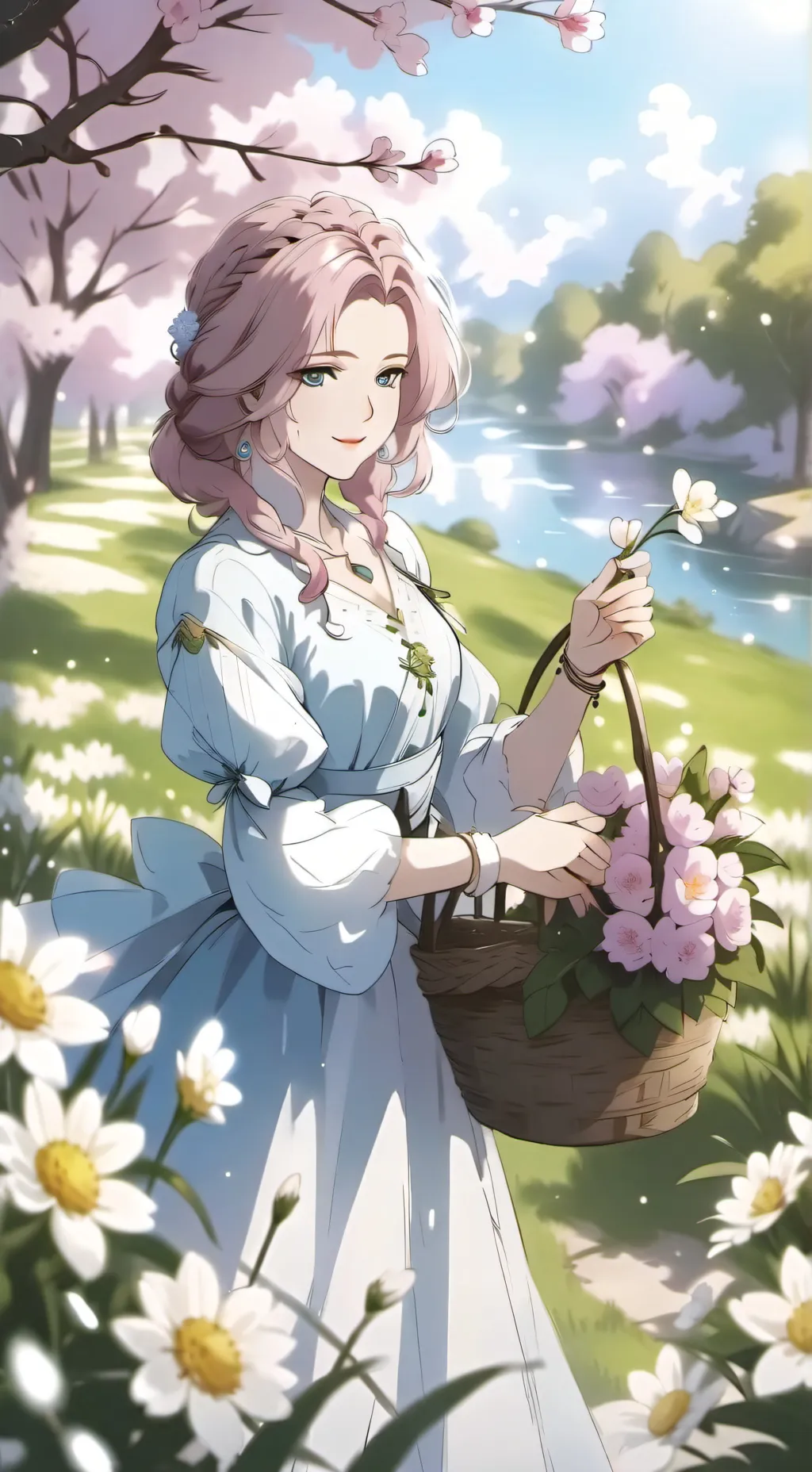 ai character: 𝑫𝒘 𝑺𝒑𝒓𝒊𝒏𝒈 𝒕𝒊𝒎𝒆 background