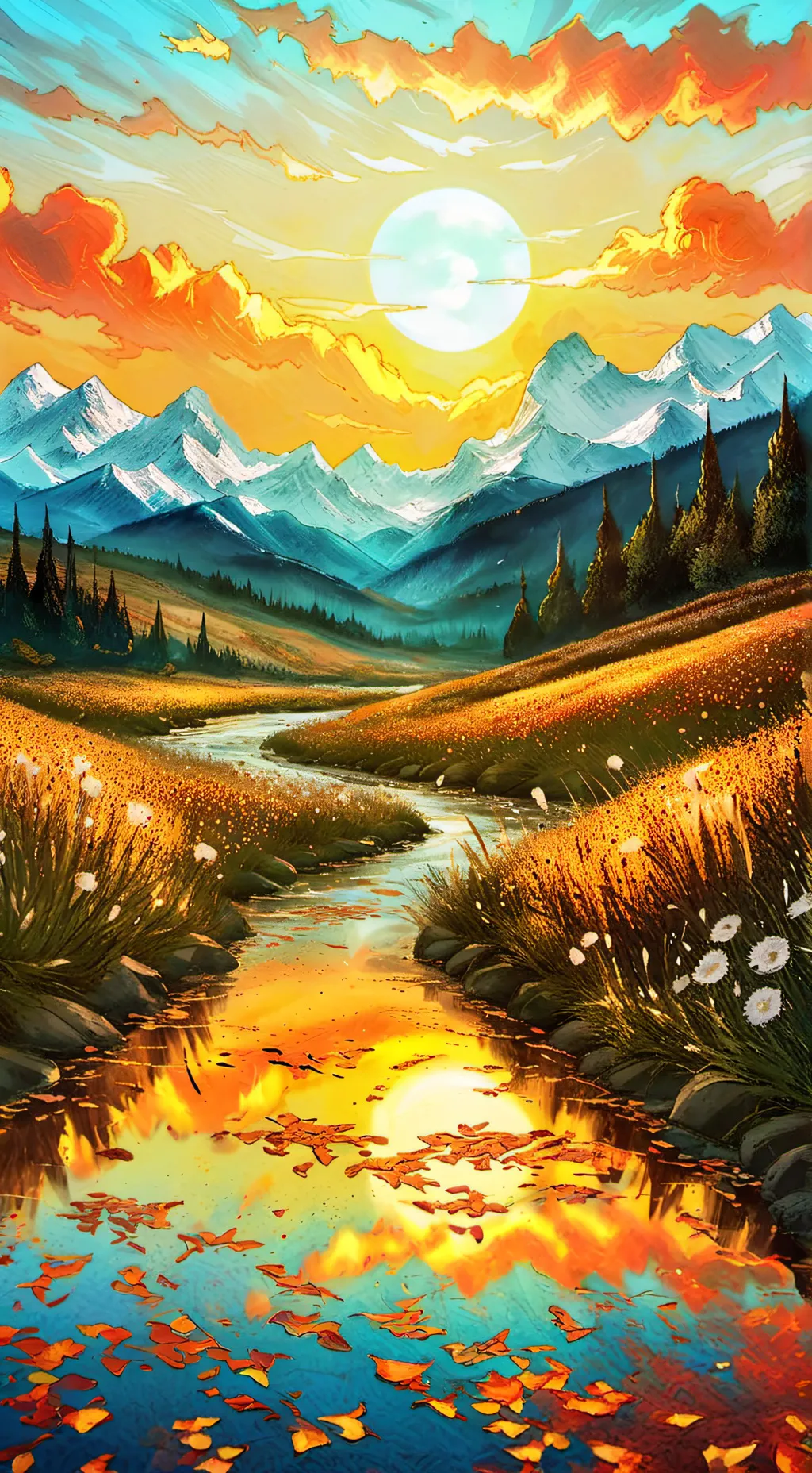 ai character: Sprunki loves u :3 background