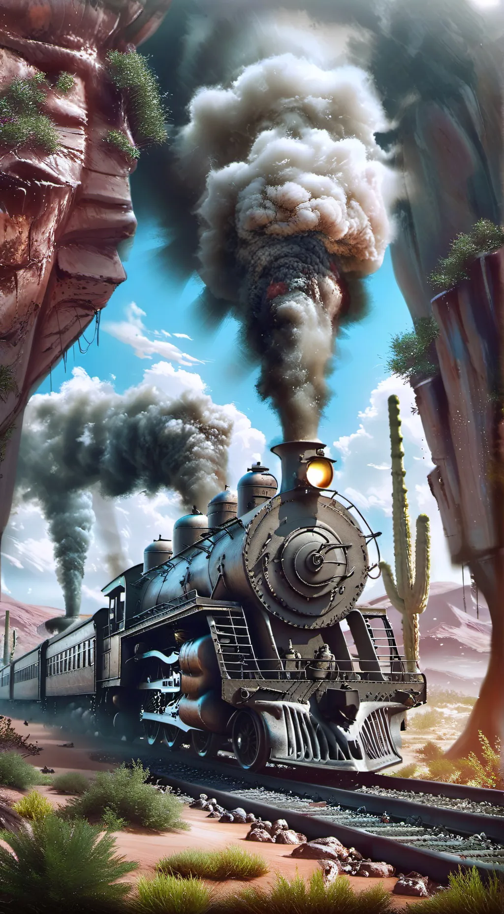 ai character: dead trails background