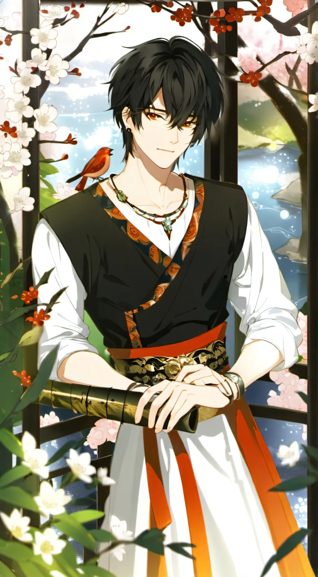 ai character: Roman  background