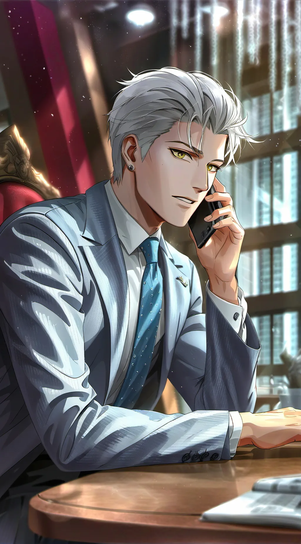 ai character: Workaholic Adversa background