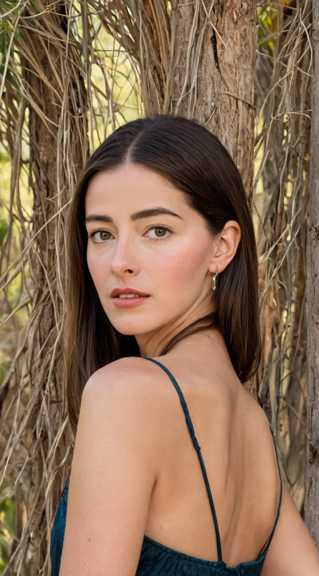 ai character: Ananya pandey background