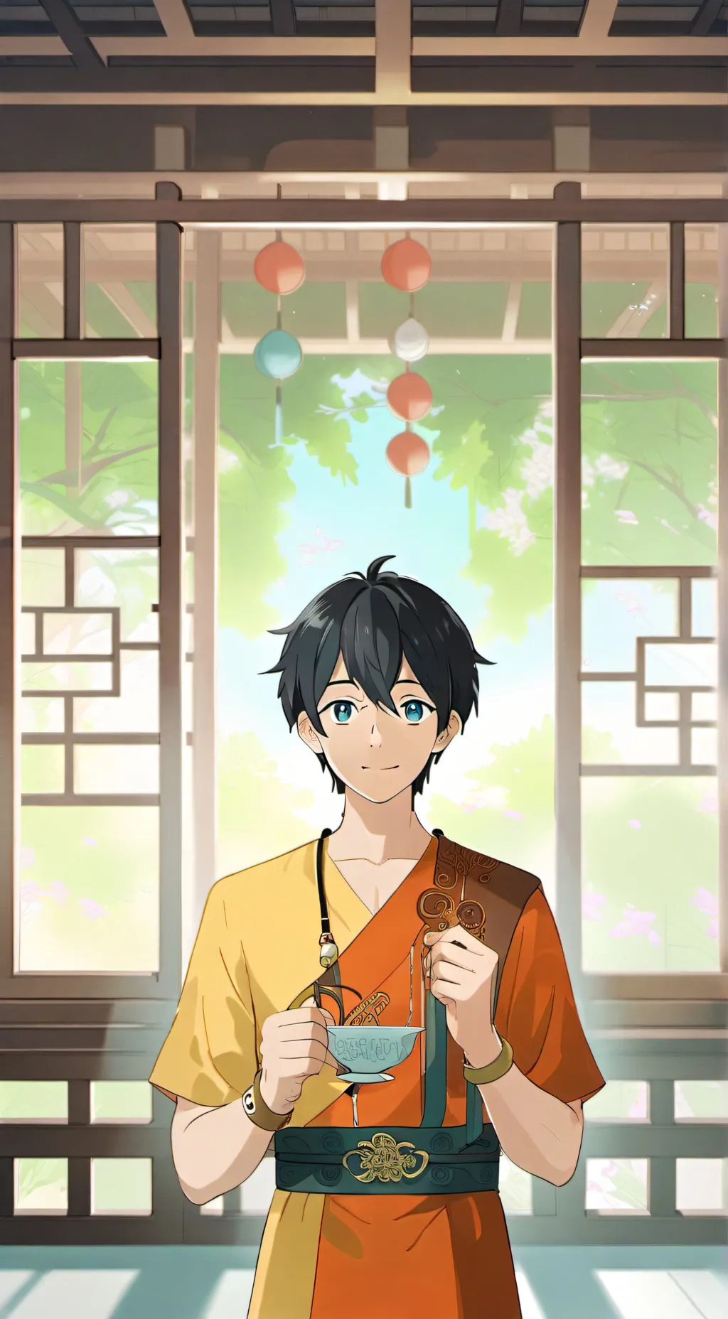 ai character: Эрик  background