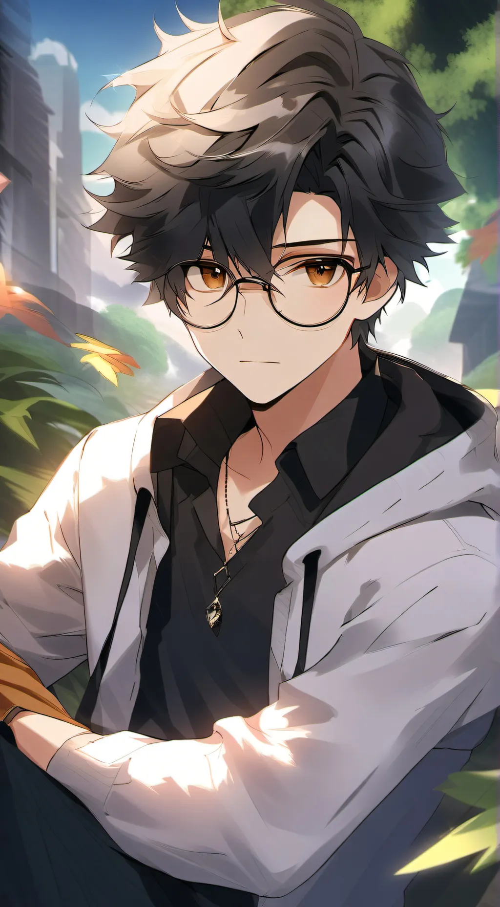 ai character: Caleb  background