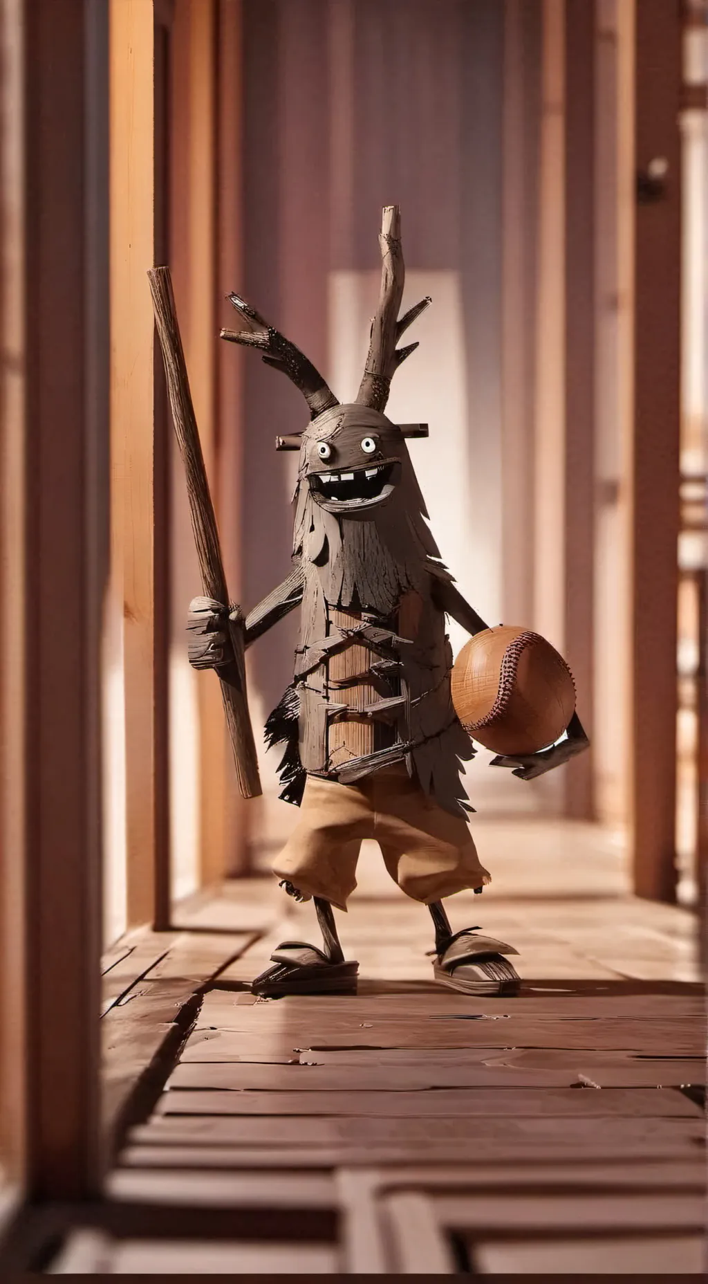 ai character: tungtungtung sahur background