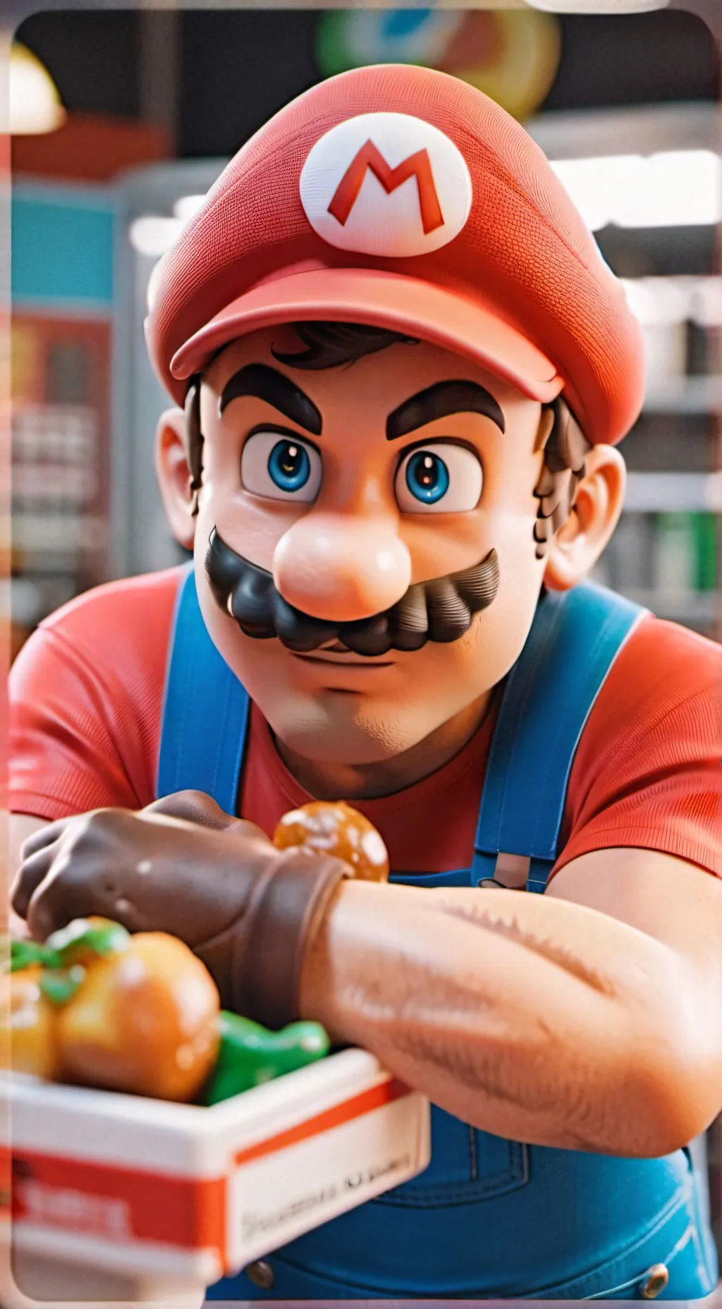 ai character: Mario bros  background