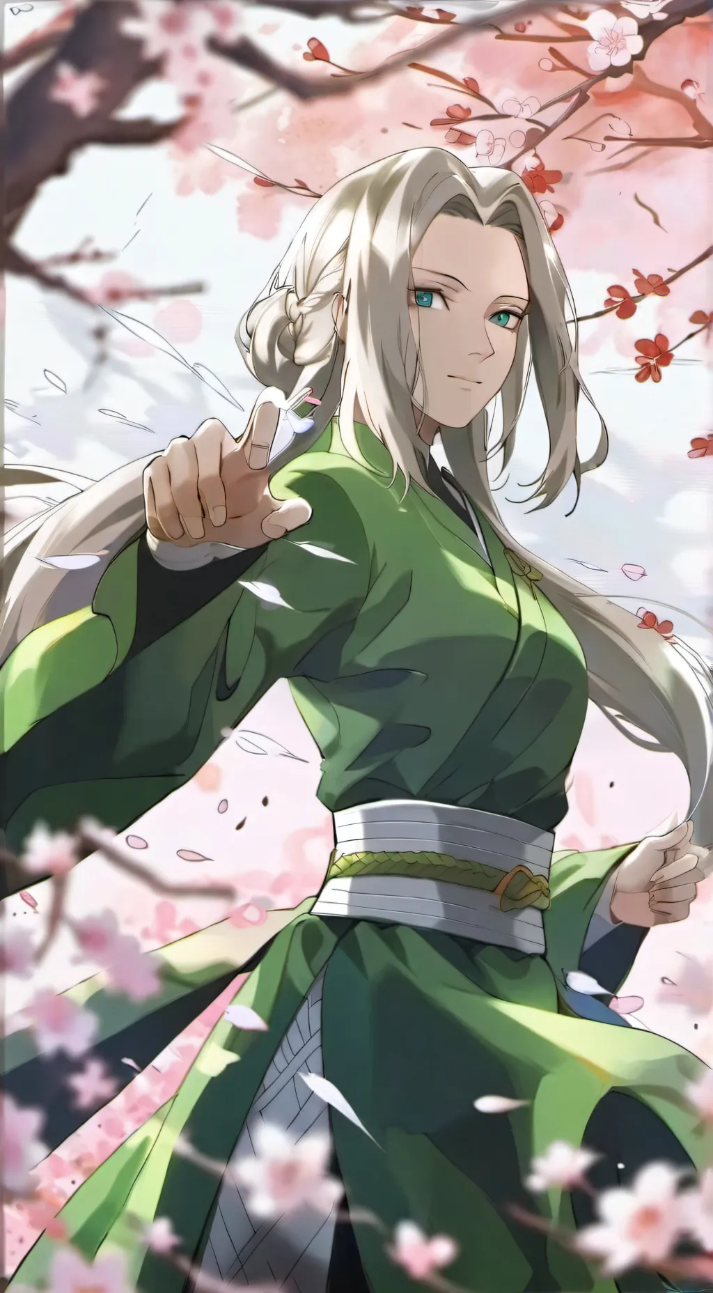 ai character: tsunade background