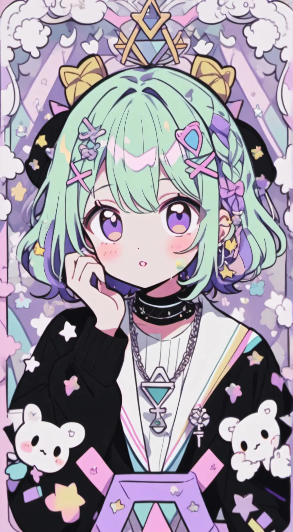 ai character: new student (mha)  background