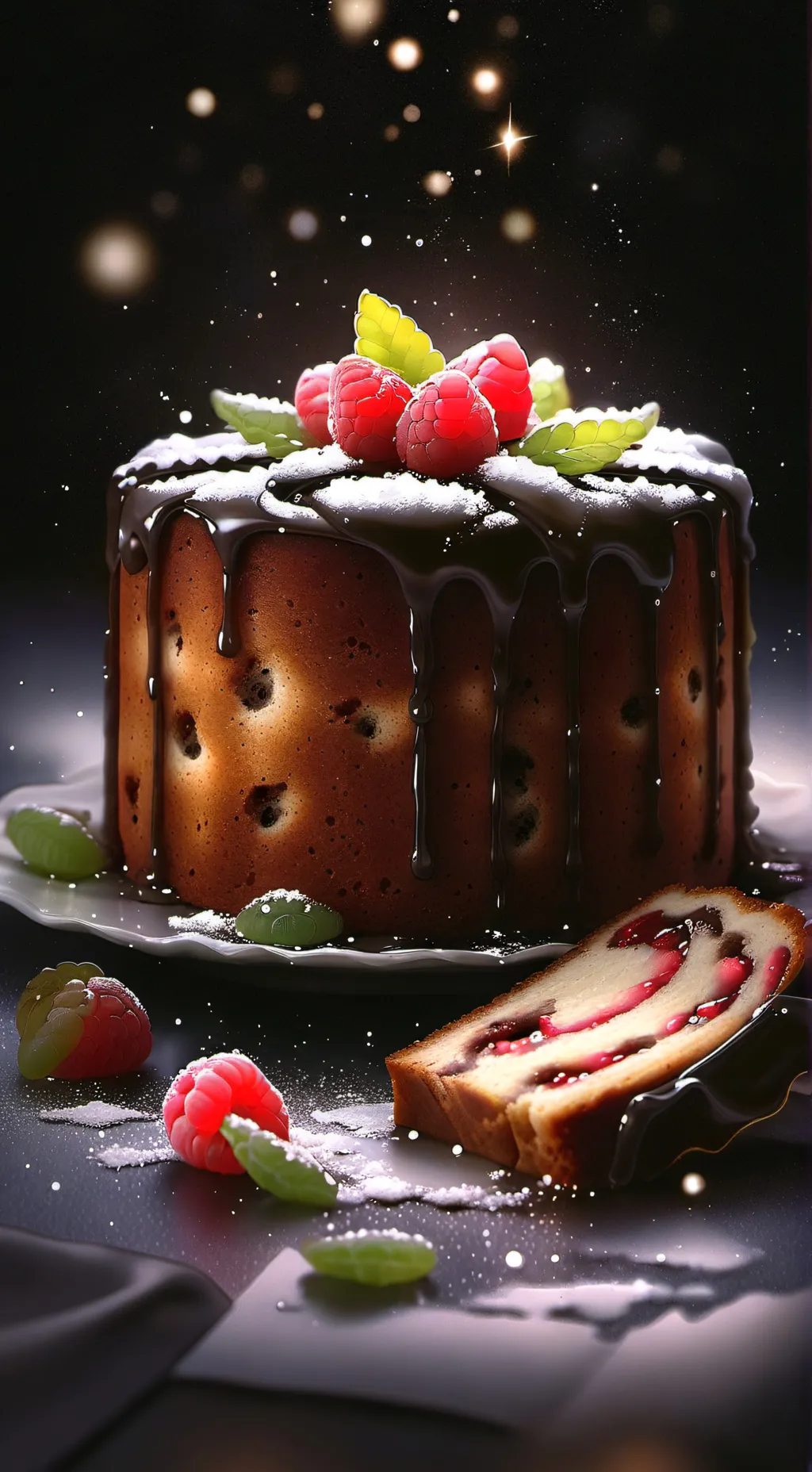 ai character: Fruitcake <3 background