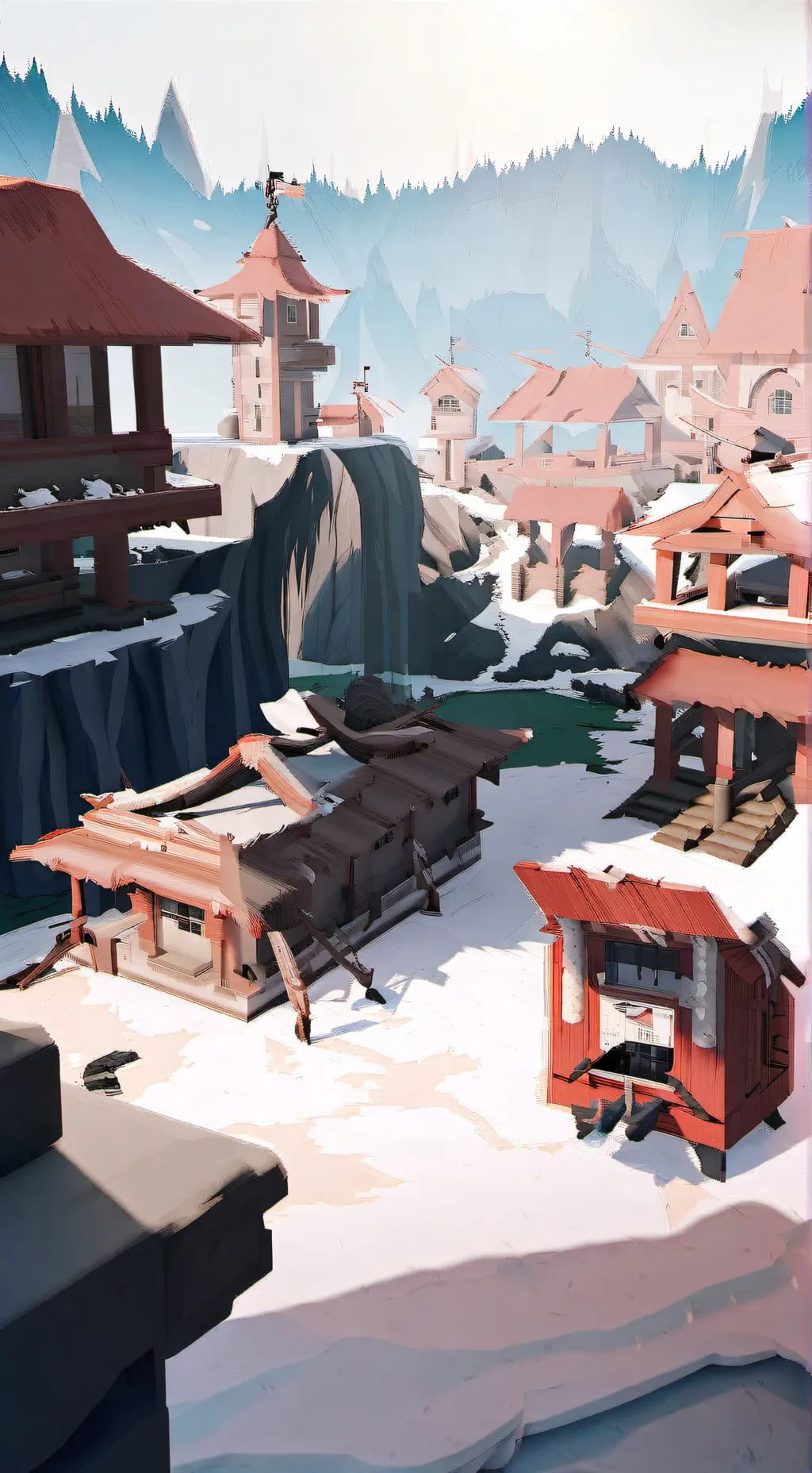 ai character: Minecraft background