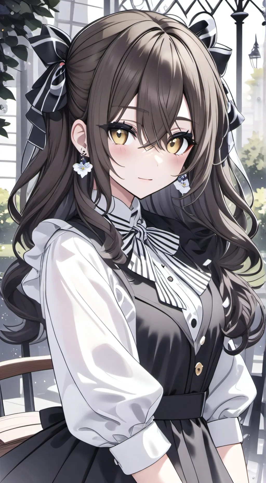 ai character: Serena notte  background