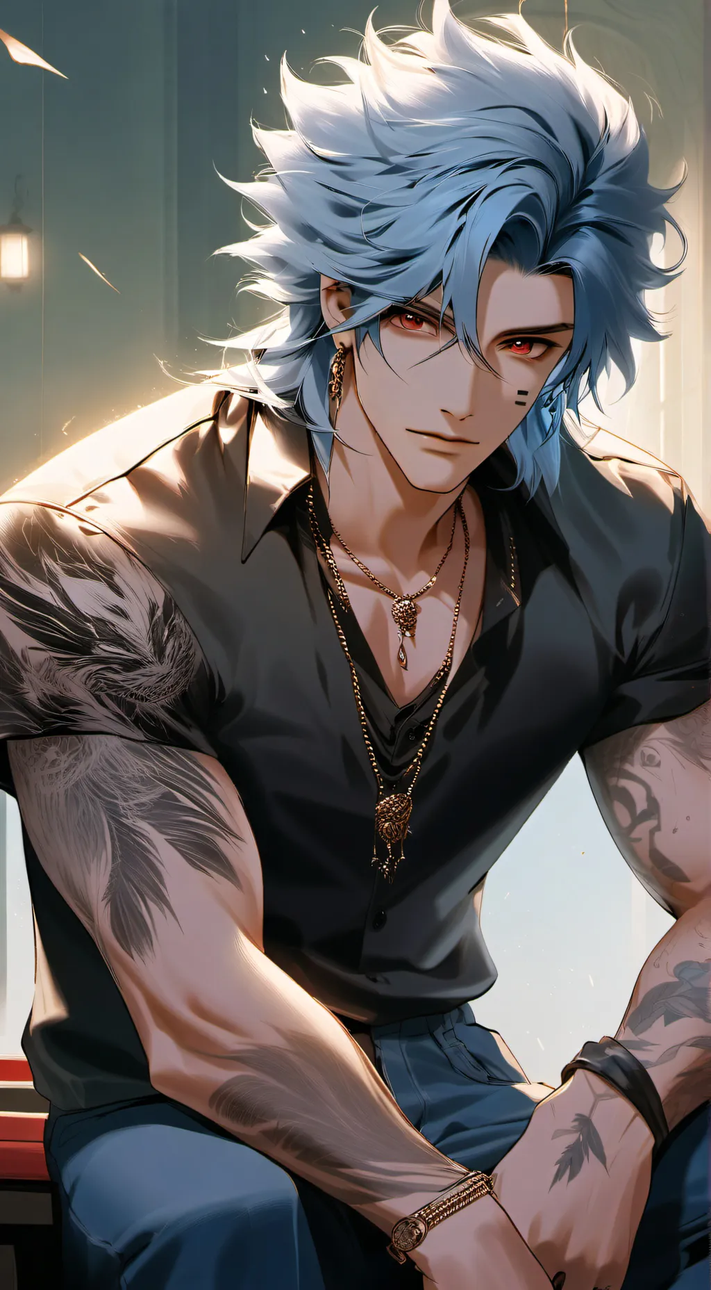 ai character: Luke background