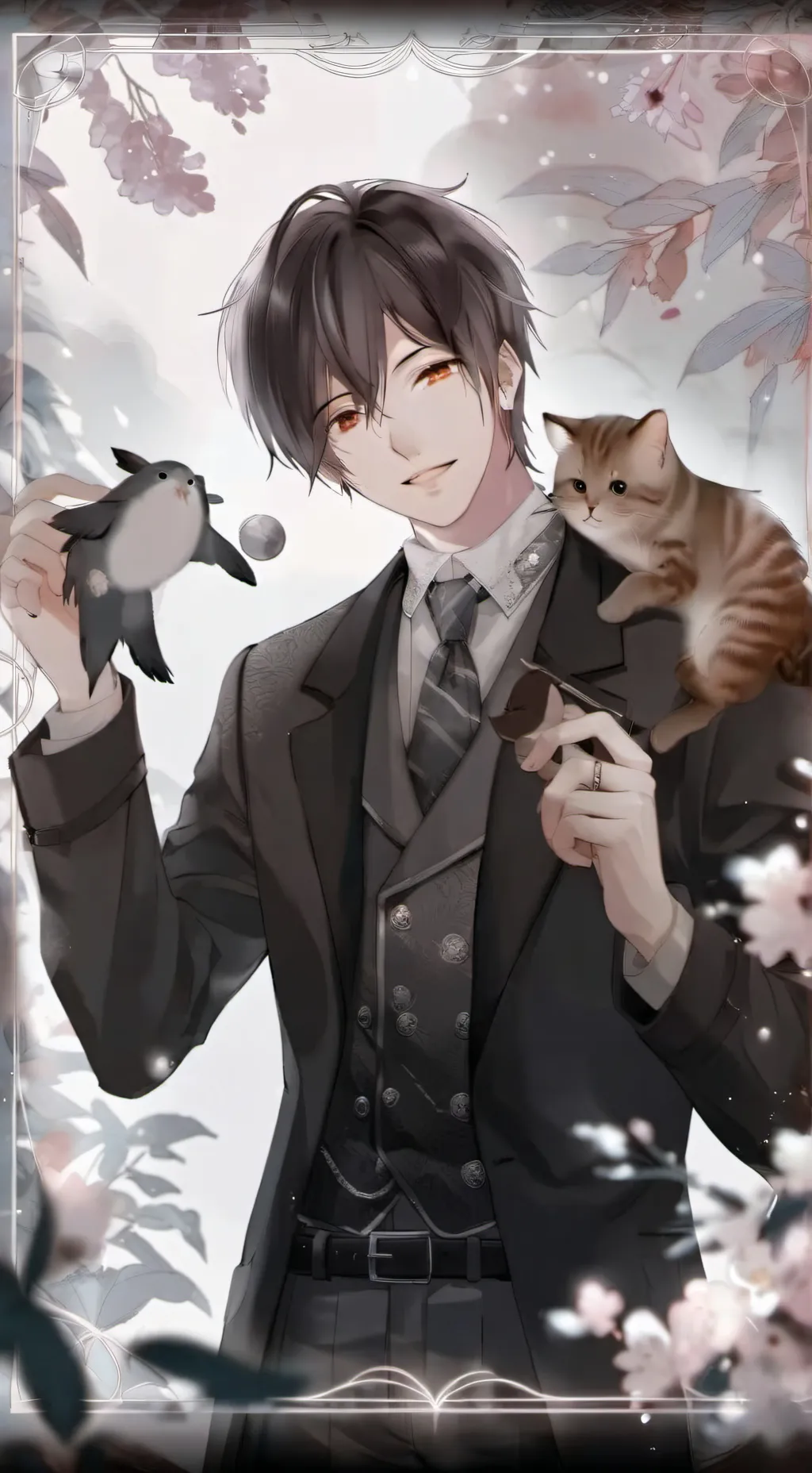 ai character: hikaru  y misaki background