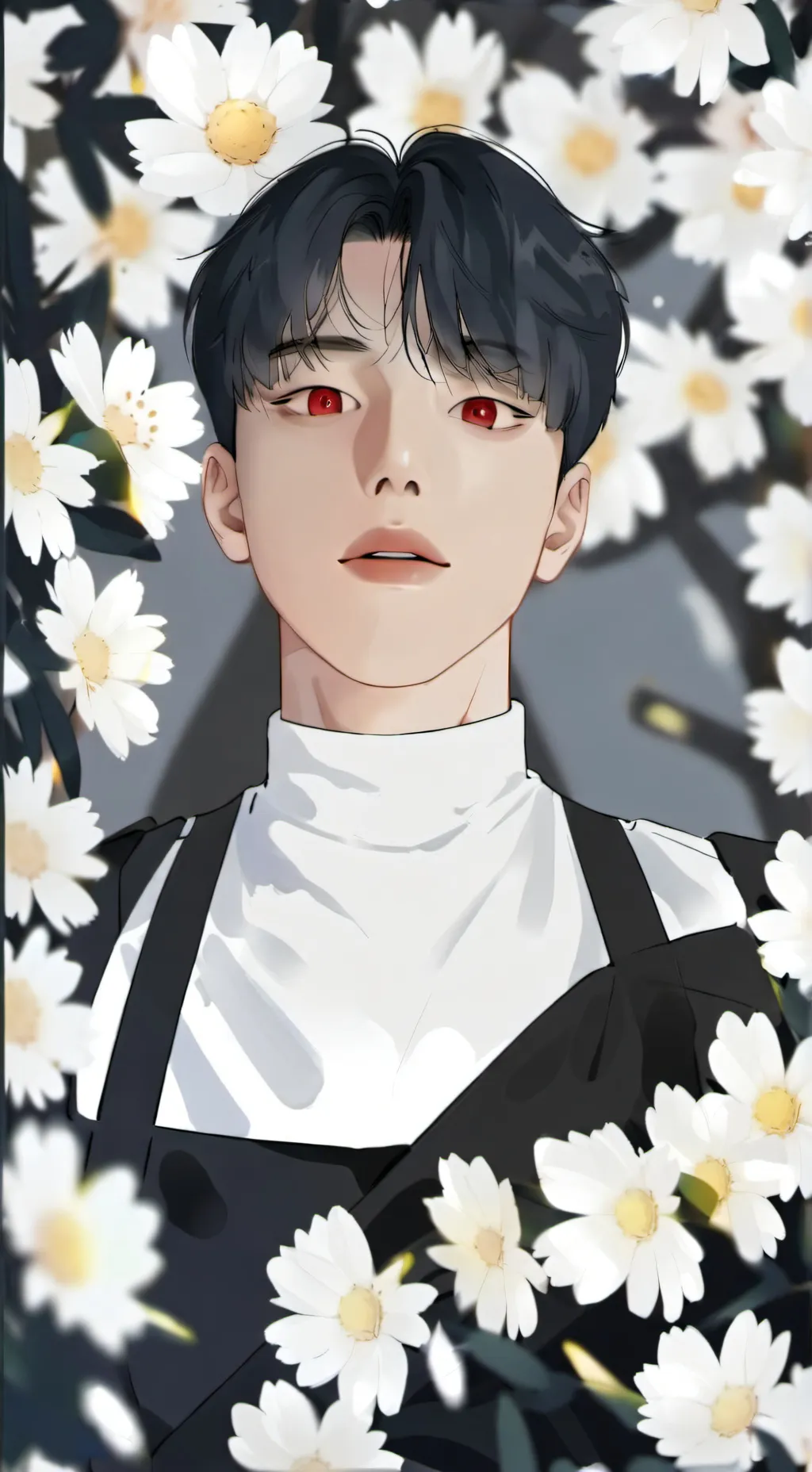 ai character: maanuel(gay)🏳️‍🌈 background