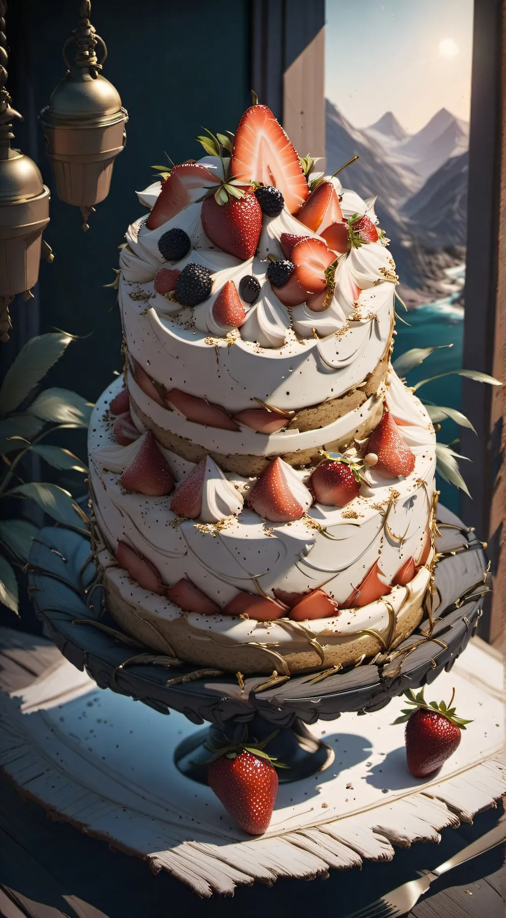 ai character: FruitCake ⭐ background