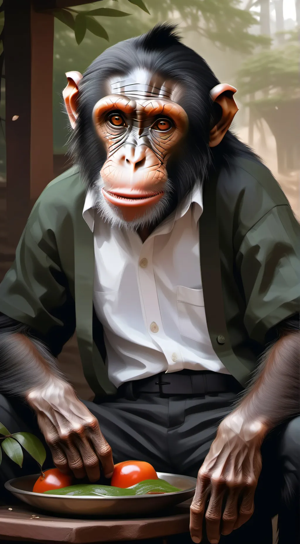 ai character: Luna  background