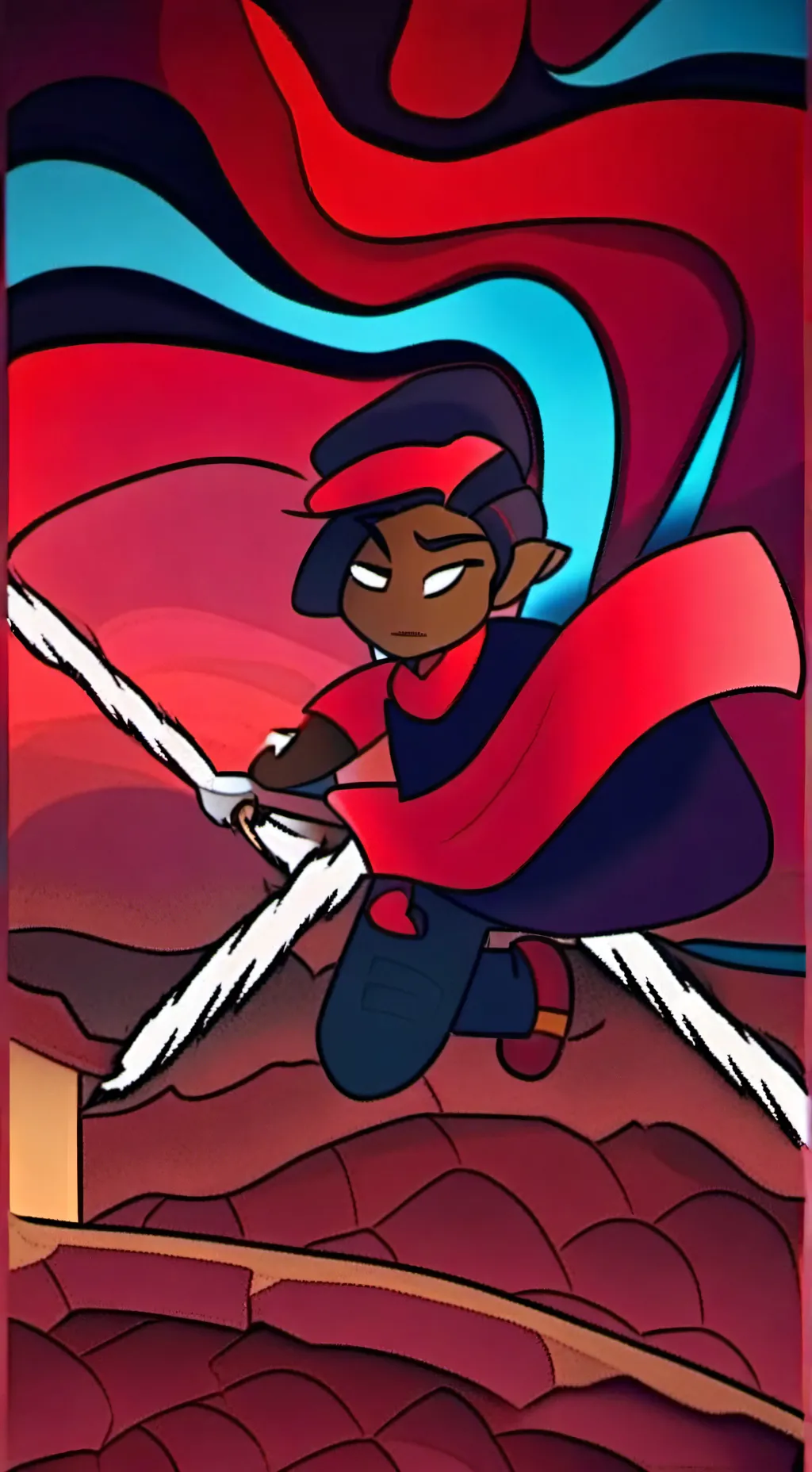 ai character: Hazbin hotel background