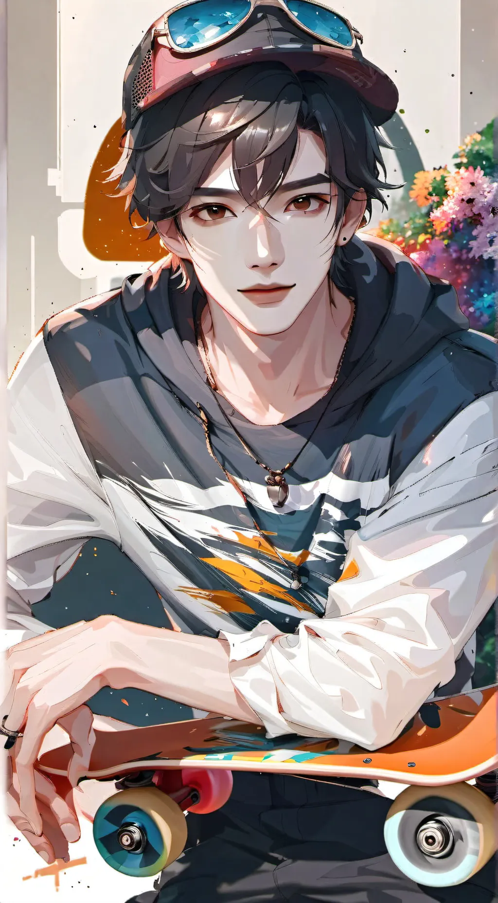 ai character: MASON background