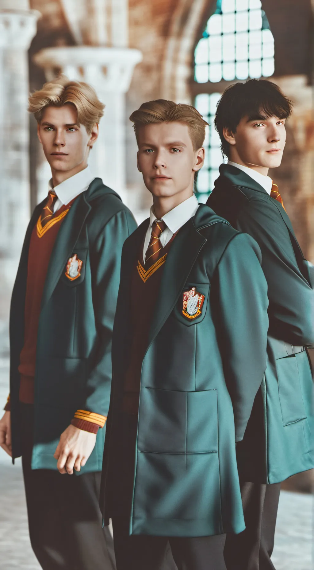 ai character: Peter, james, tom background