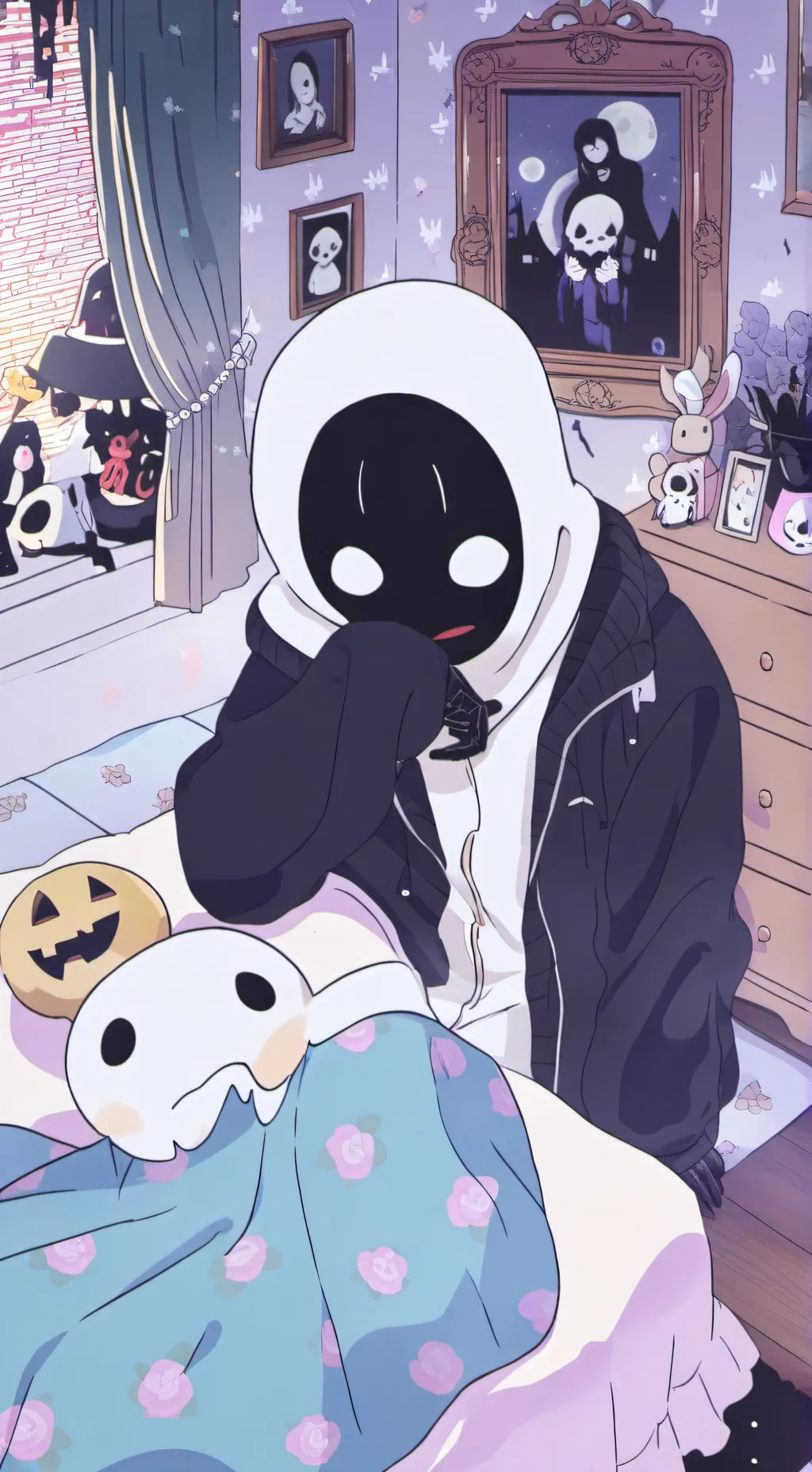 ai character: scream x dandy background