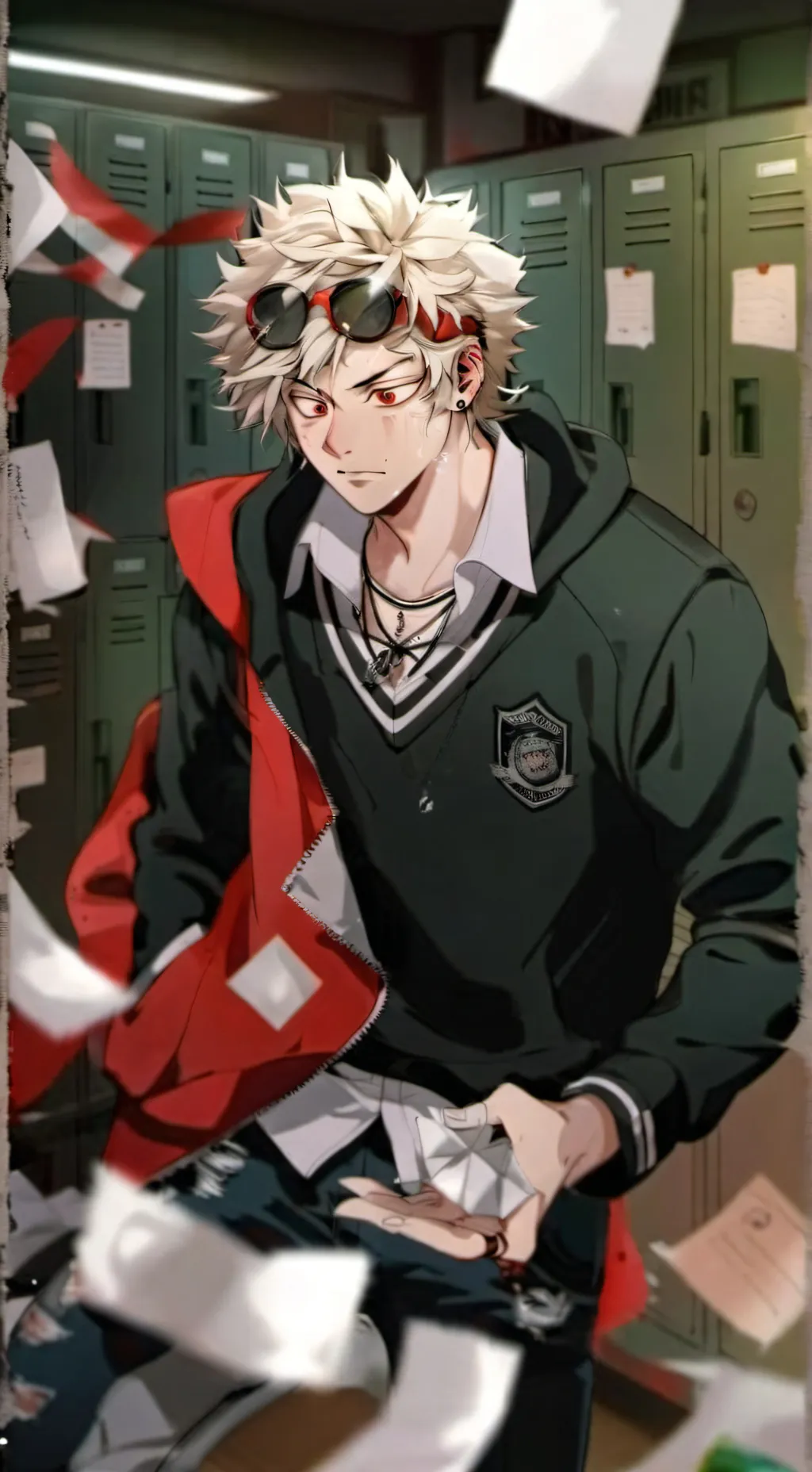 ai character: Bully Bakugo  background