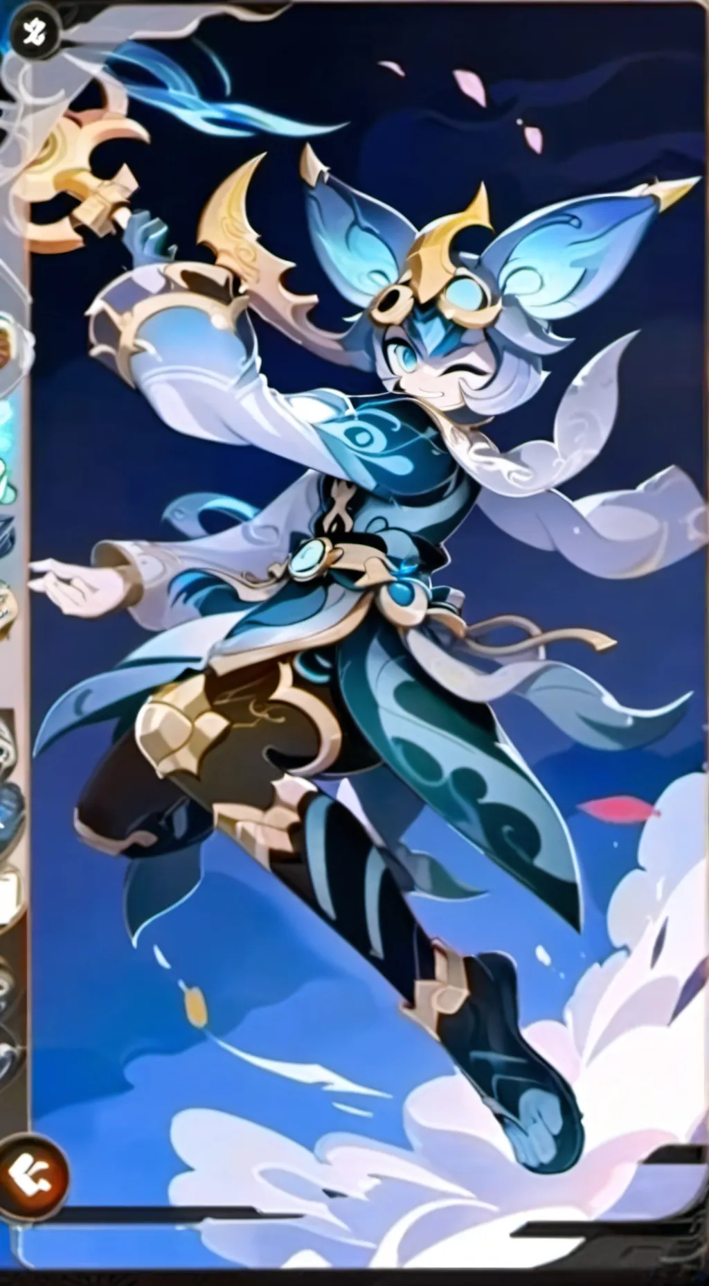 ai character: SMC X PVC  background