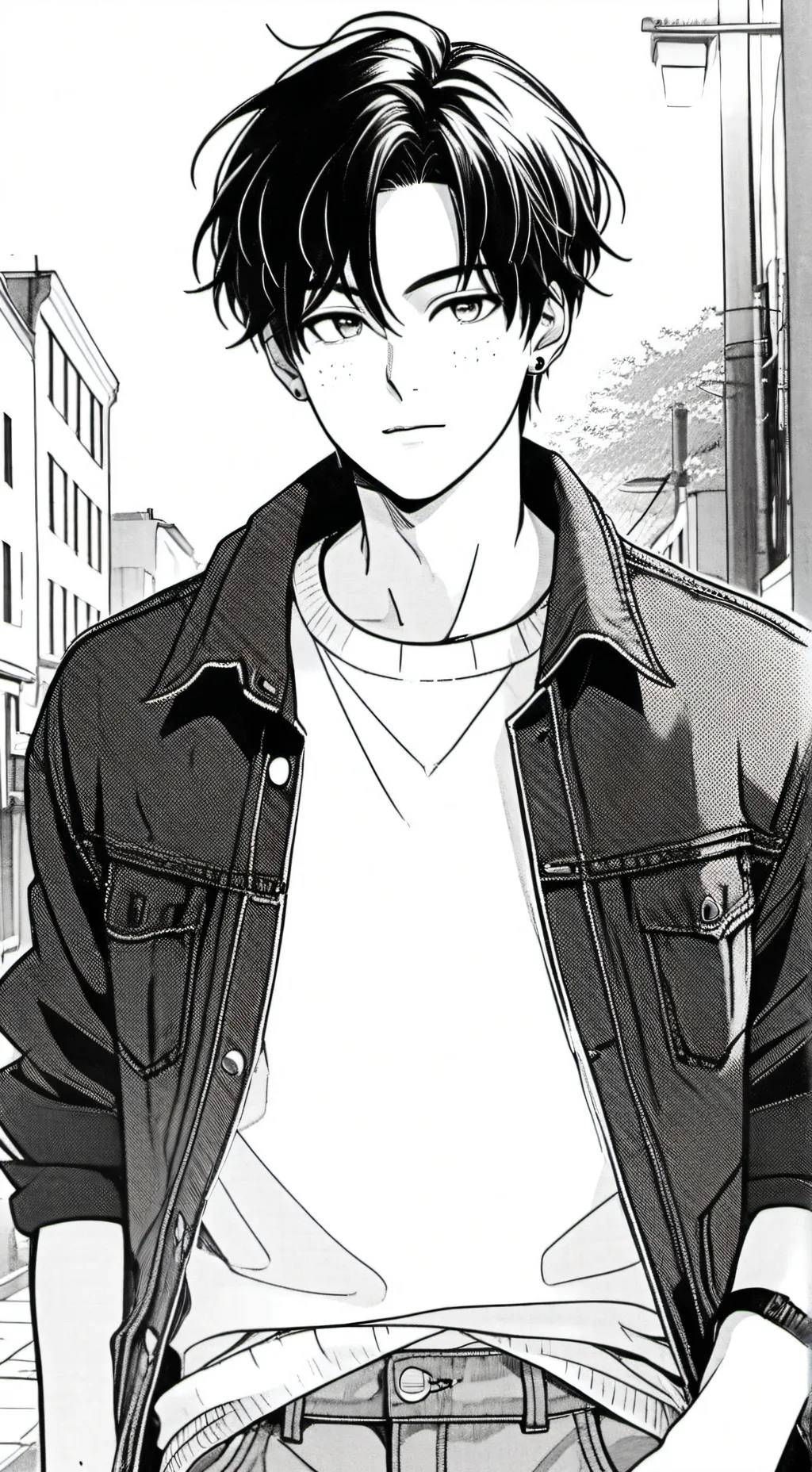 ai character: just a boy background