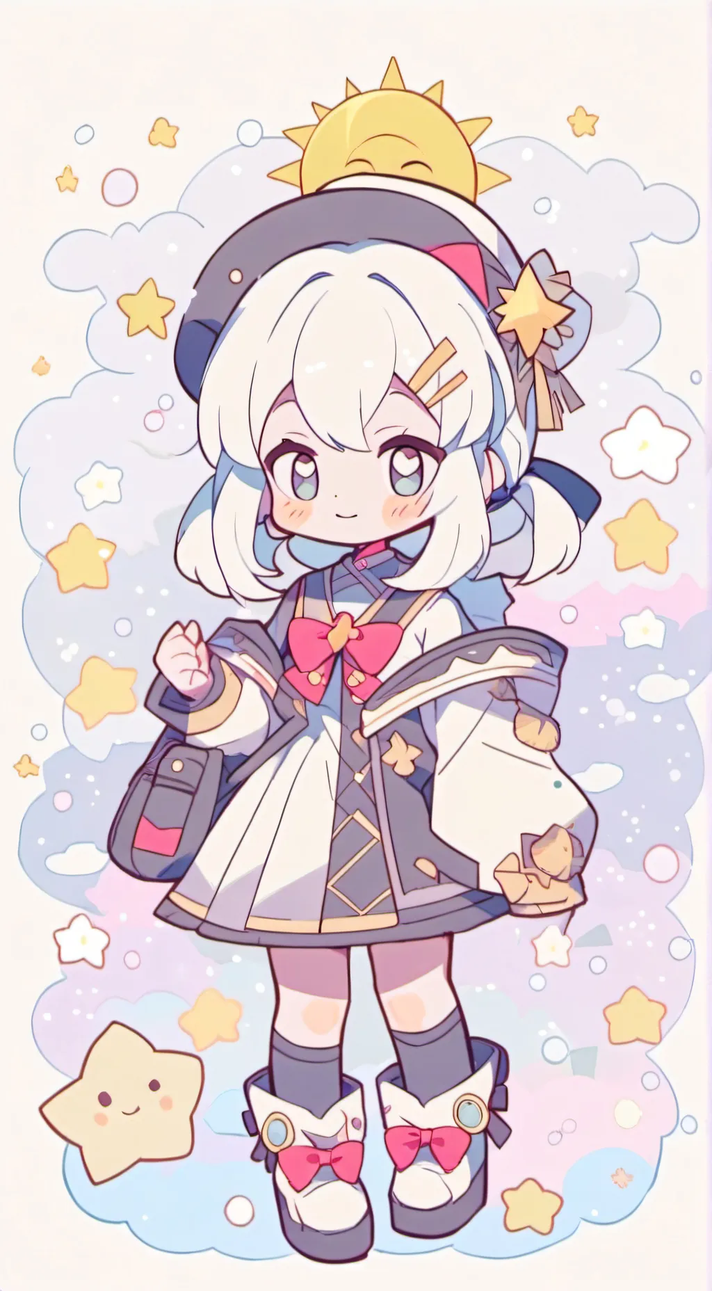 ai character: FOCUS SOLAR background