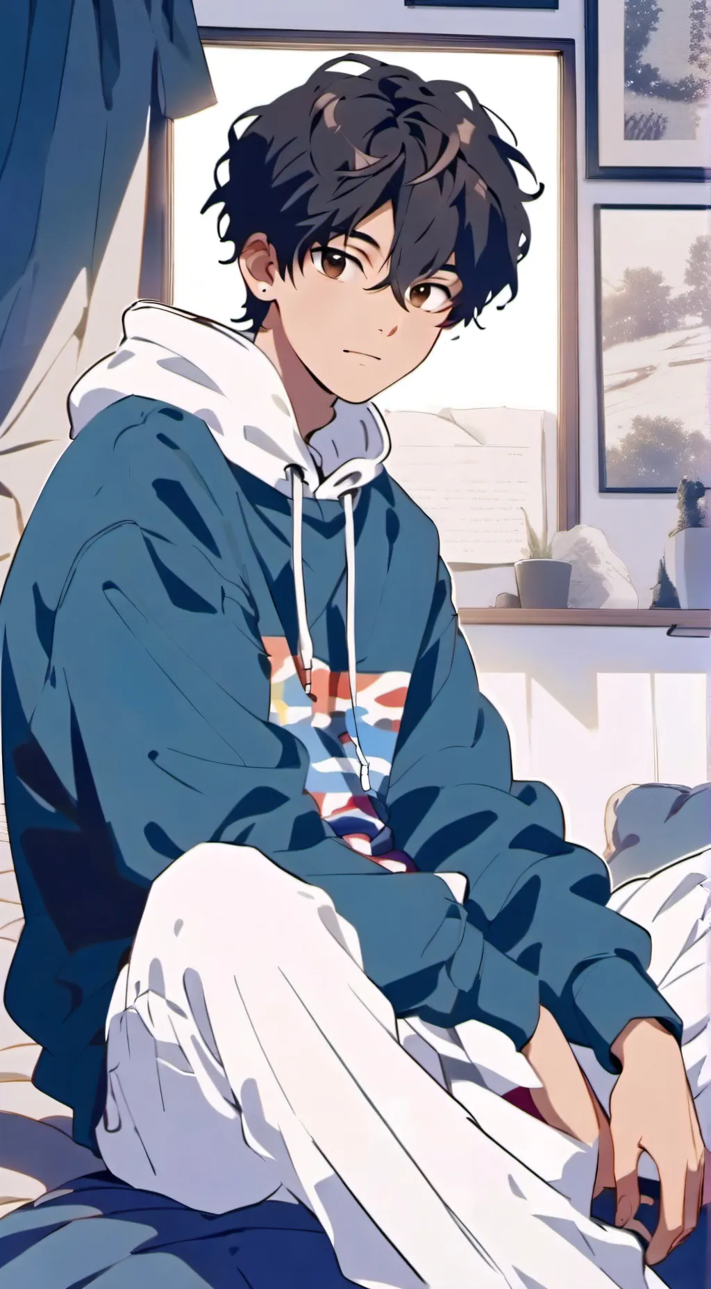 ai character: Blayne  background