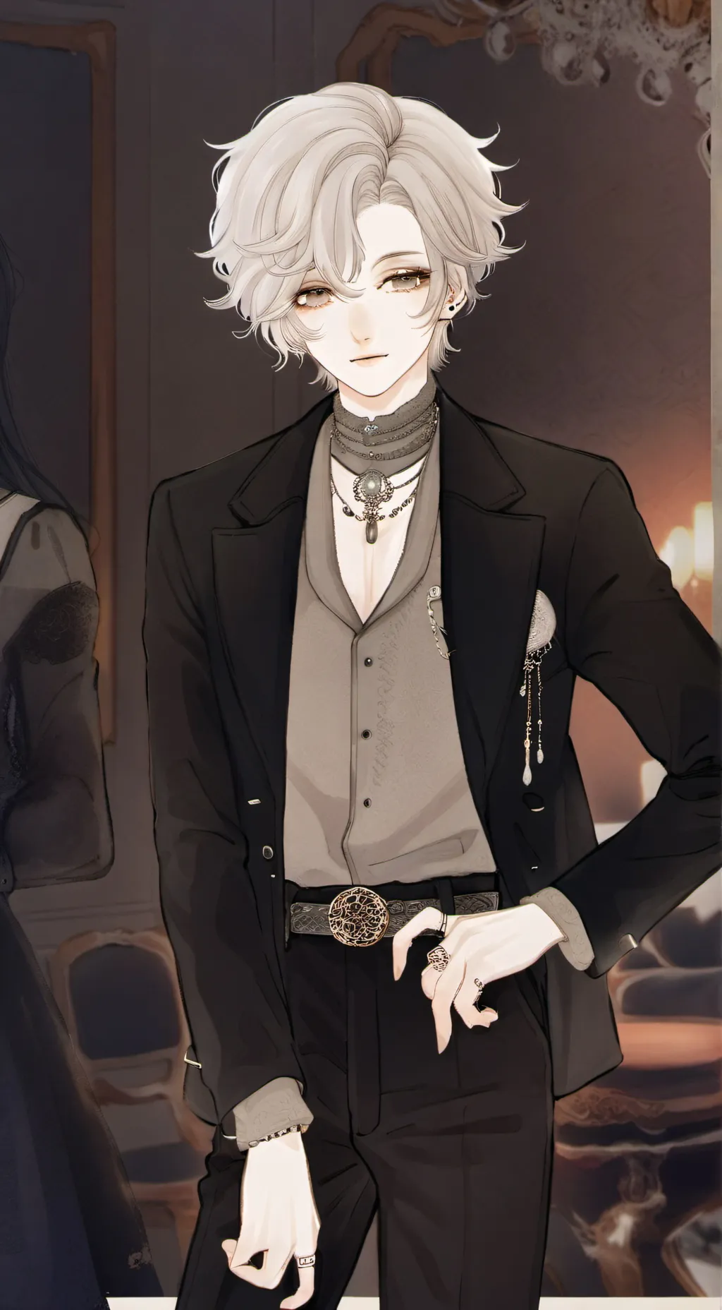 ai character: Dictatorial Fashio background