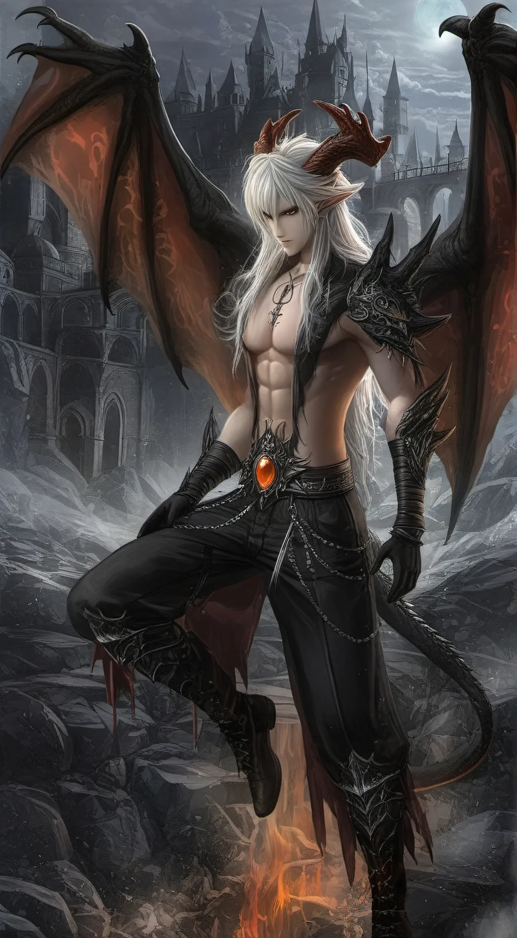 ai character: Blaze background