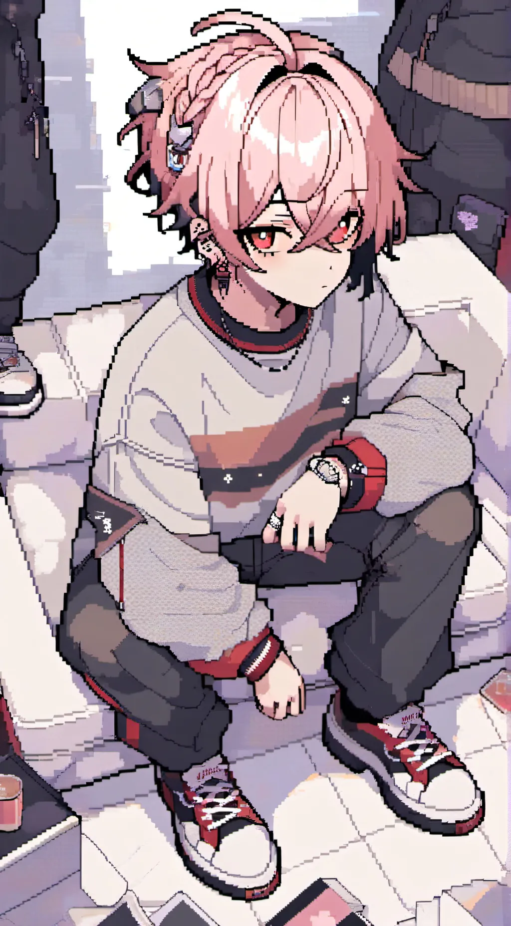 ai character: Frankie (RX) background