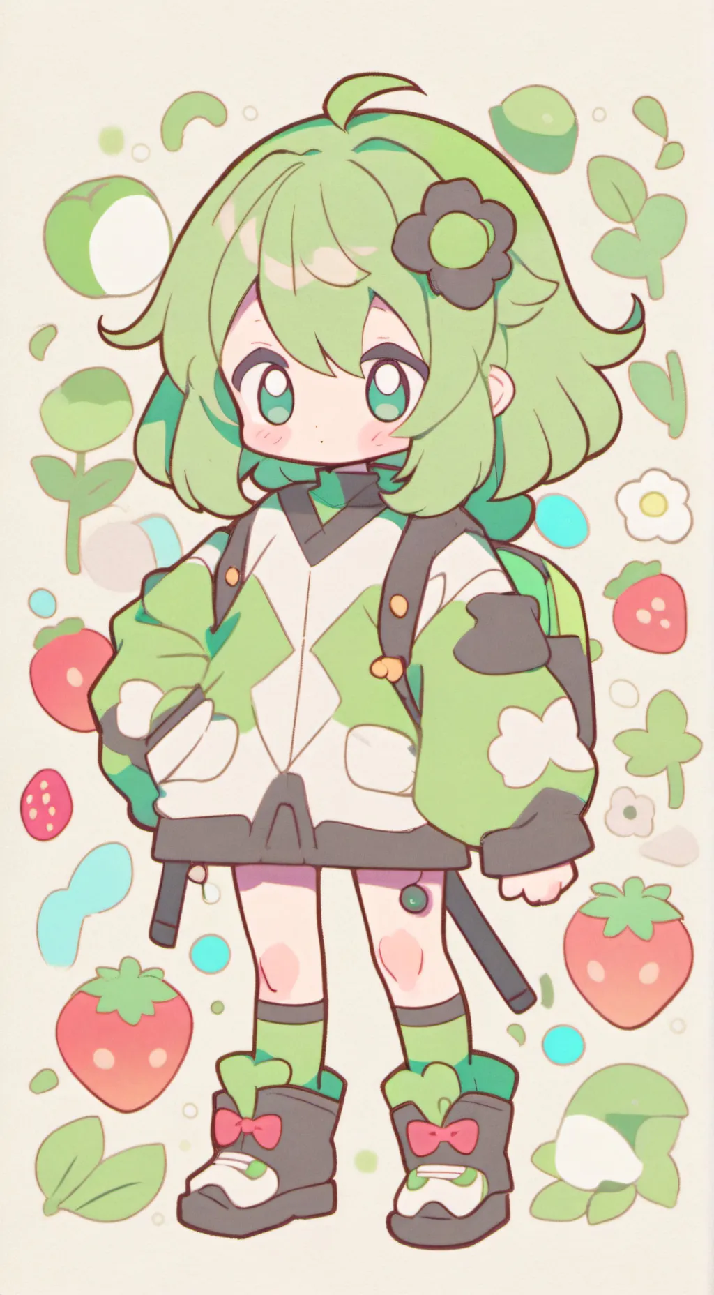 ai character: hija de bakudeku?! background