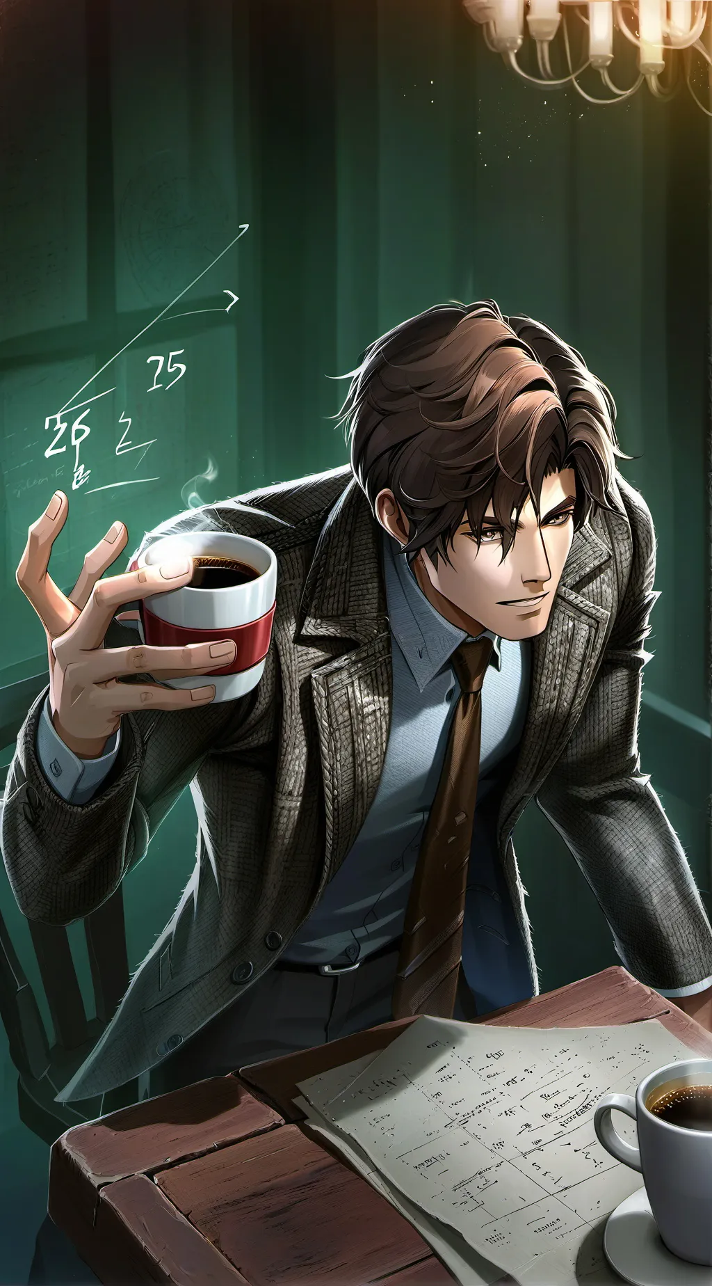 ai character: The Erratic Calculus Conundrum background