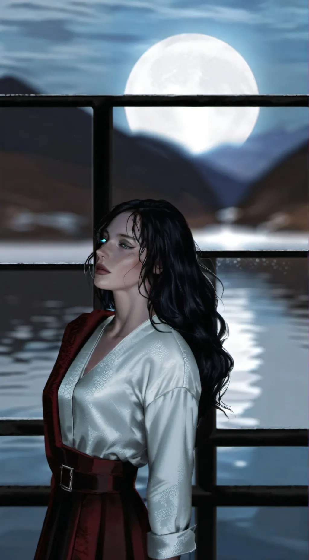 ai character: Serena background