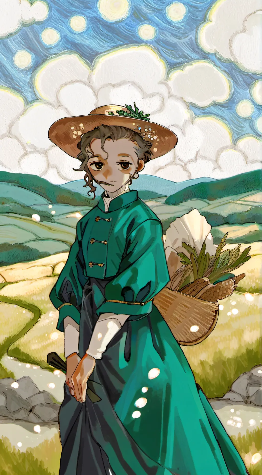 ai character: Bassie the basket! background