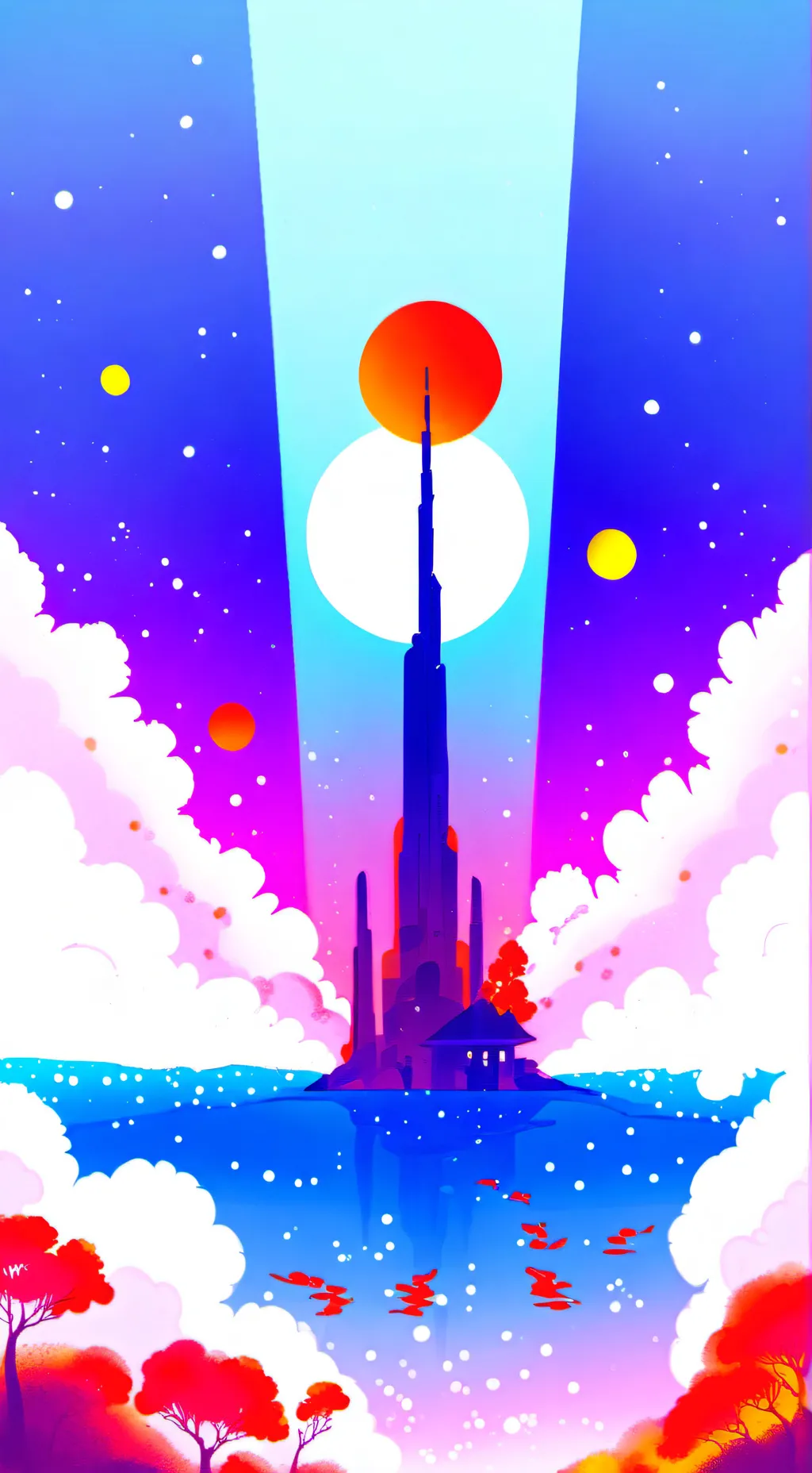 ai character: dog background