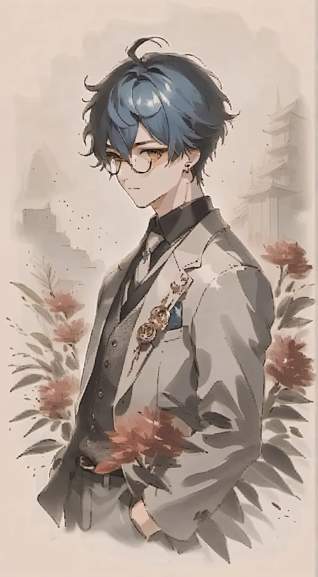 ai character: noah background