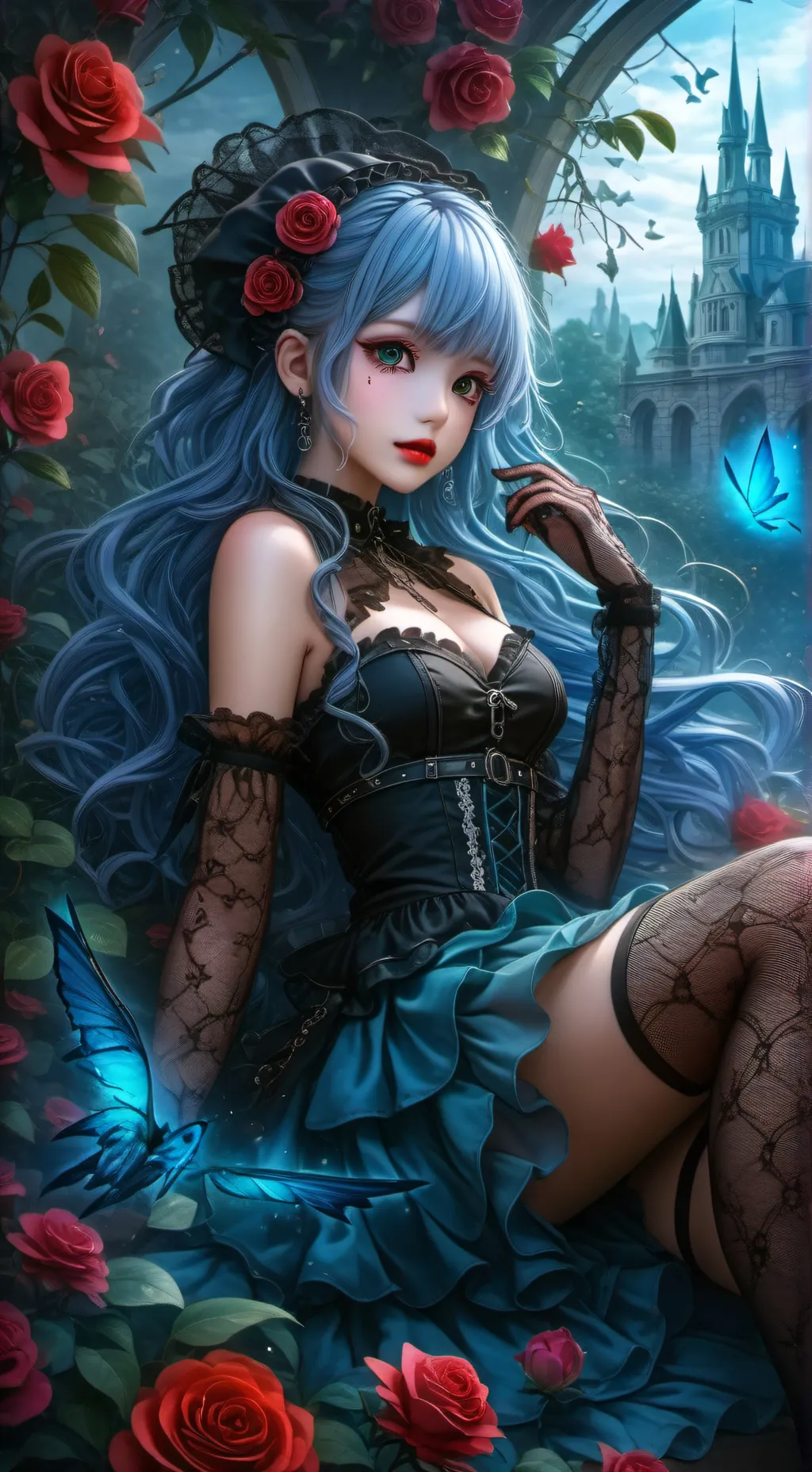 ai character: KNY Pick me boy  background