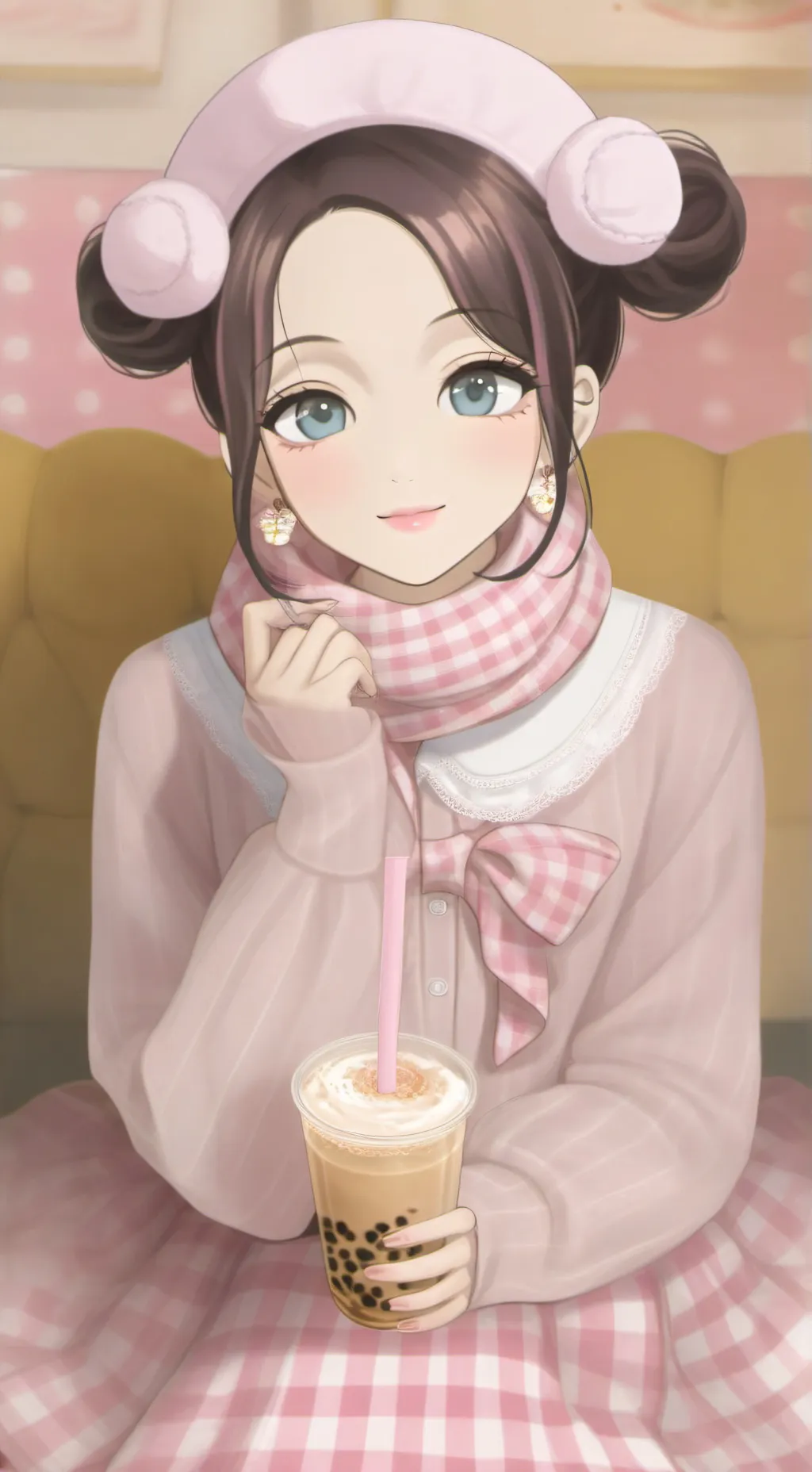 ai character: Hachi background