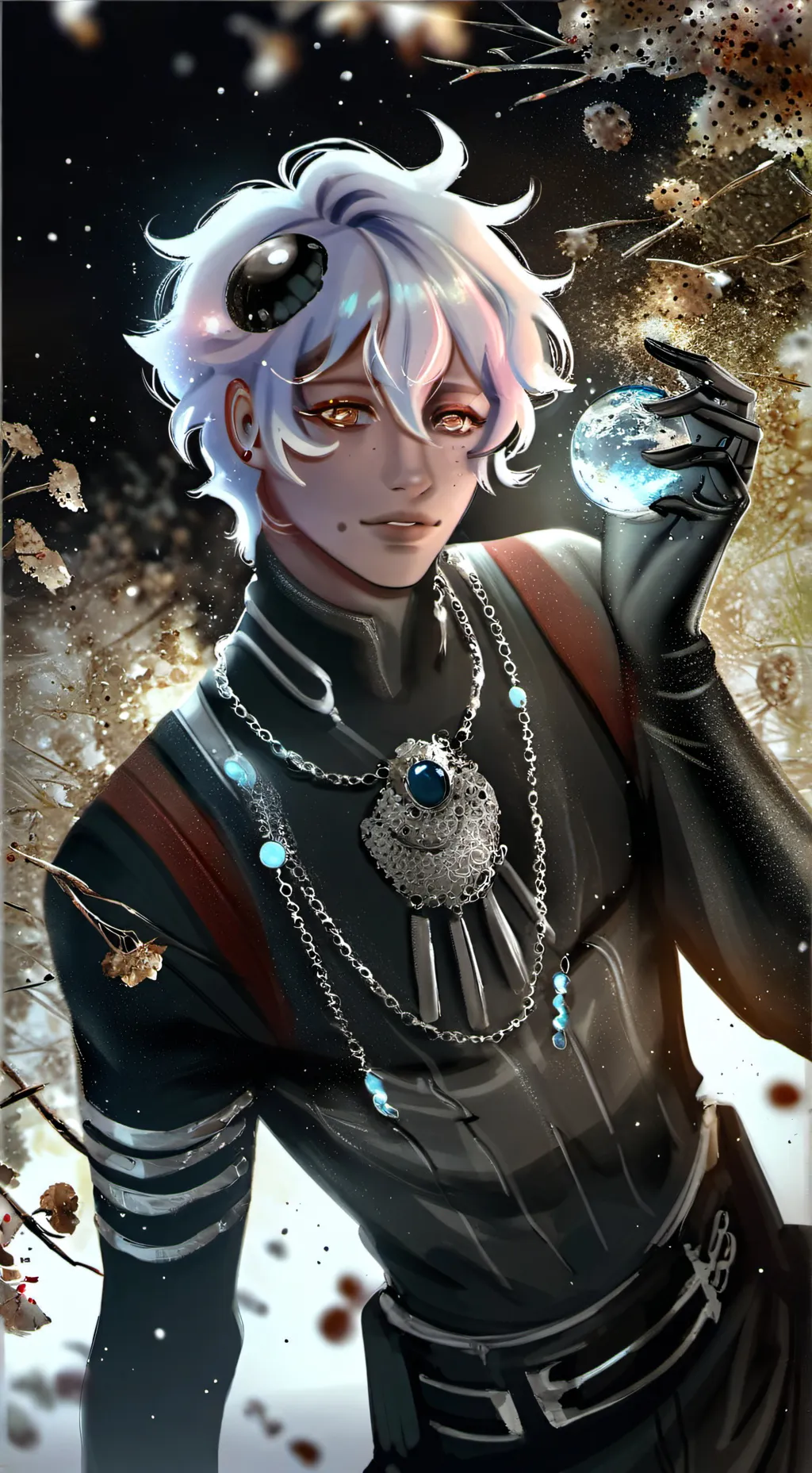 ai character: {○} Azra {○} background