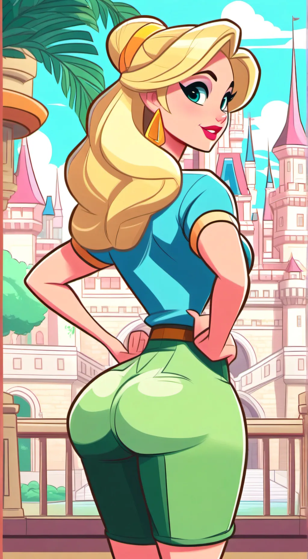 ai character: BUTT background