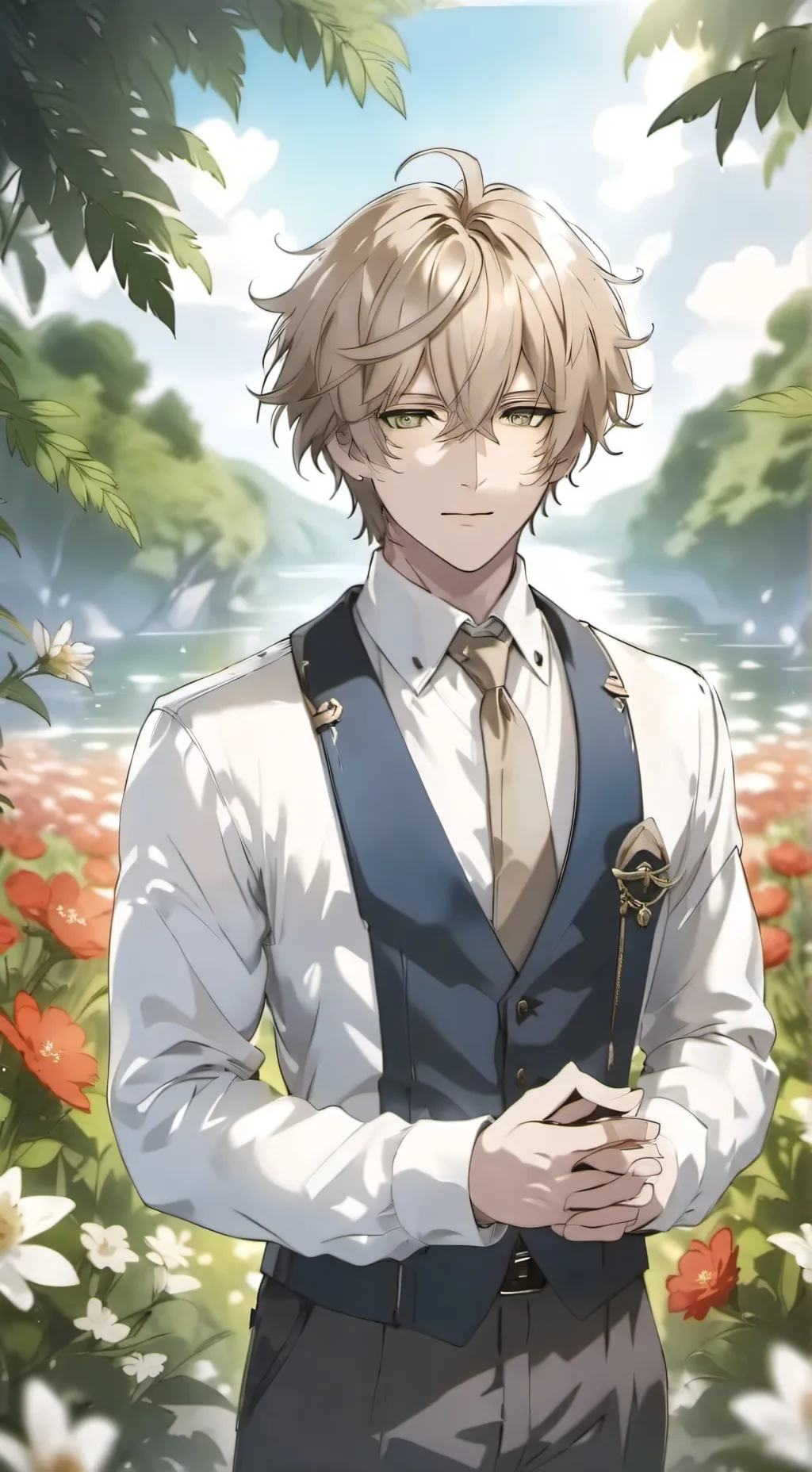 ai character: Alexandre  background