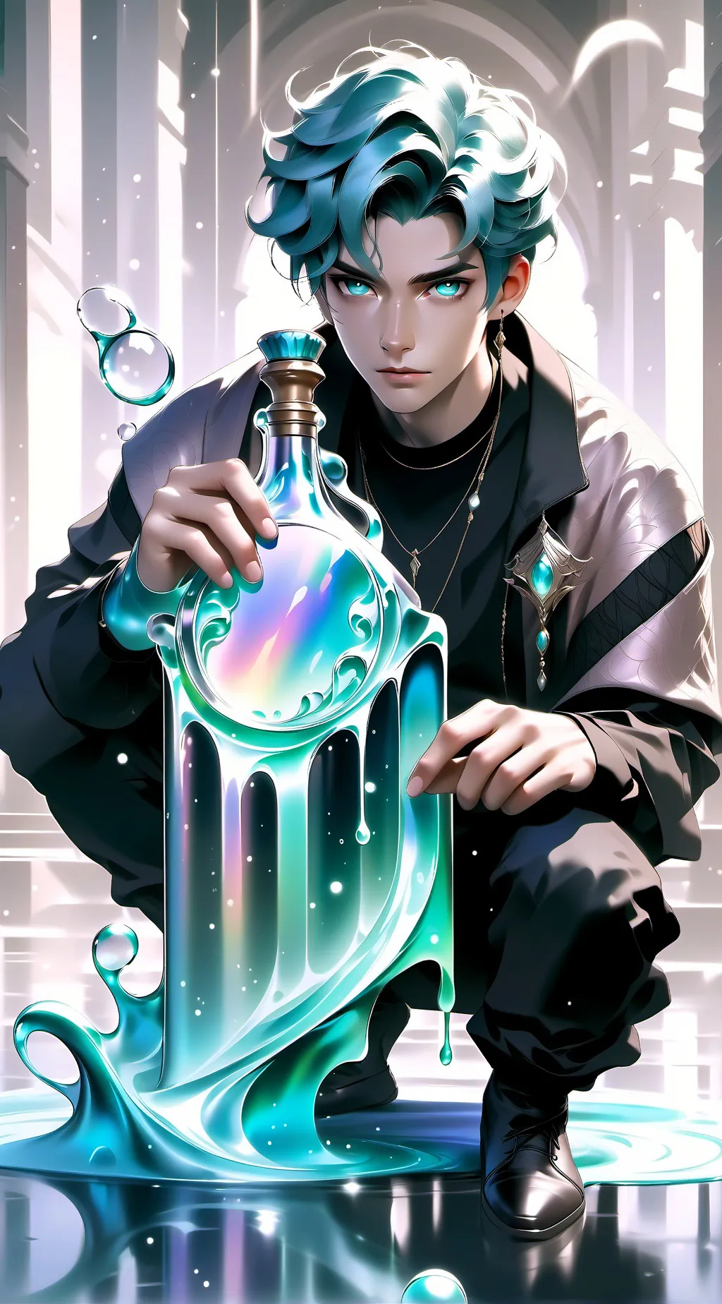 ai character: cheating  prank background