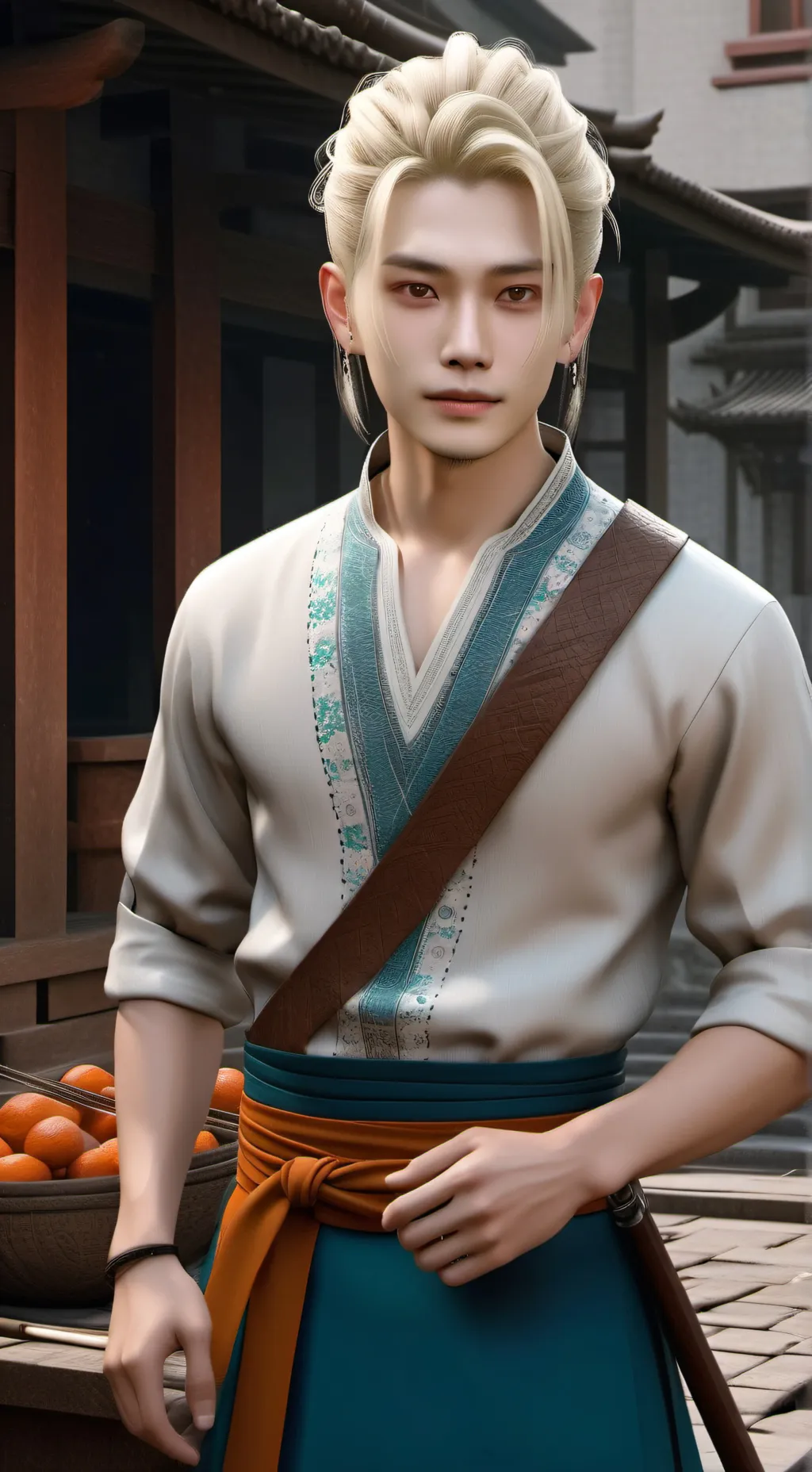 ai character: Hyunjin background