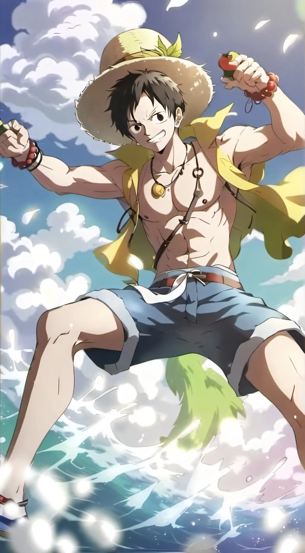 ai character: One Piece background