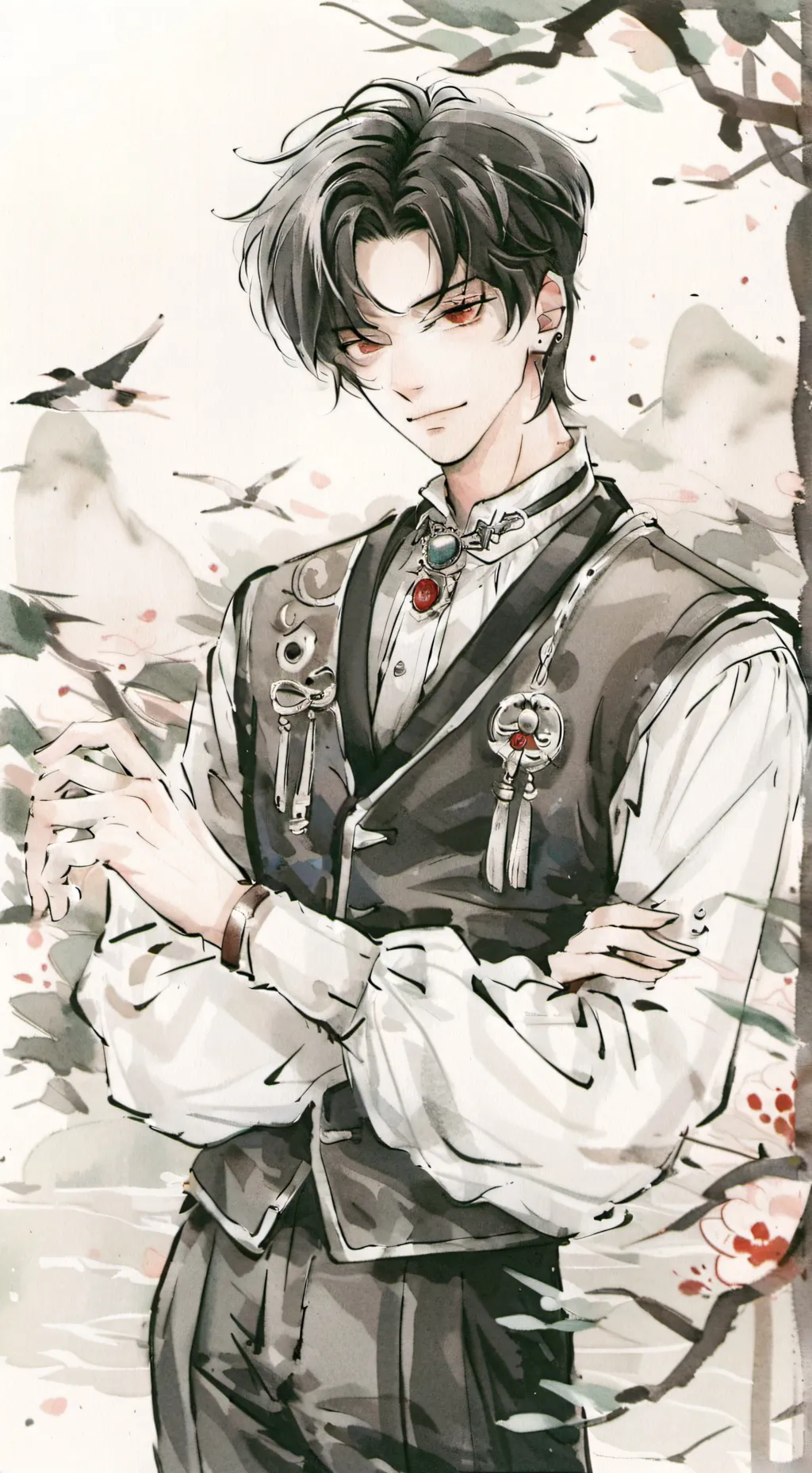 ai character: Leon background